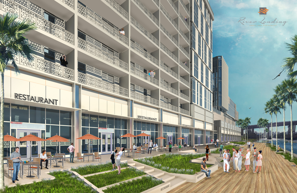 Construction on Mixed-Use River Landing Shops and Residences To Begin By End-Of-Year