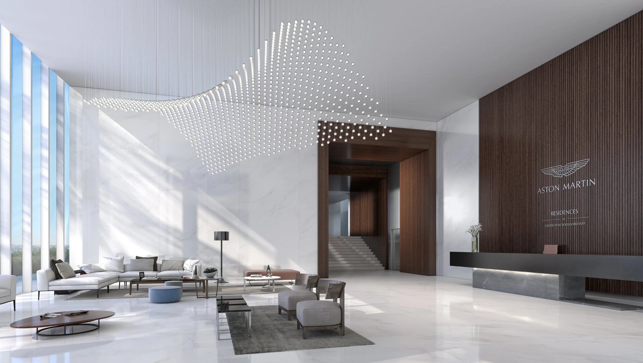 Take A First Look Inside The Hyper-Luxe Aston Martin Residences Interior & Amenity Spaces