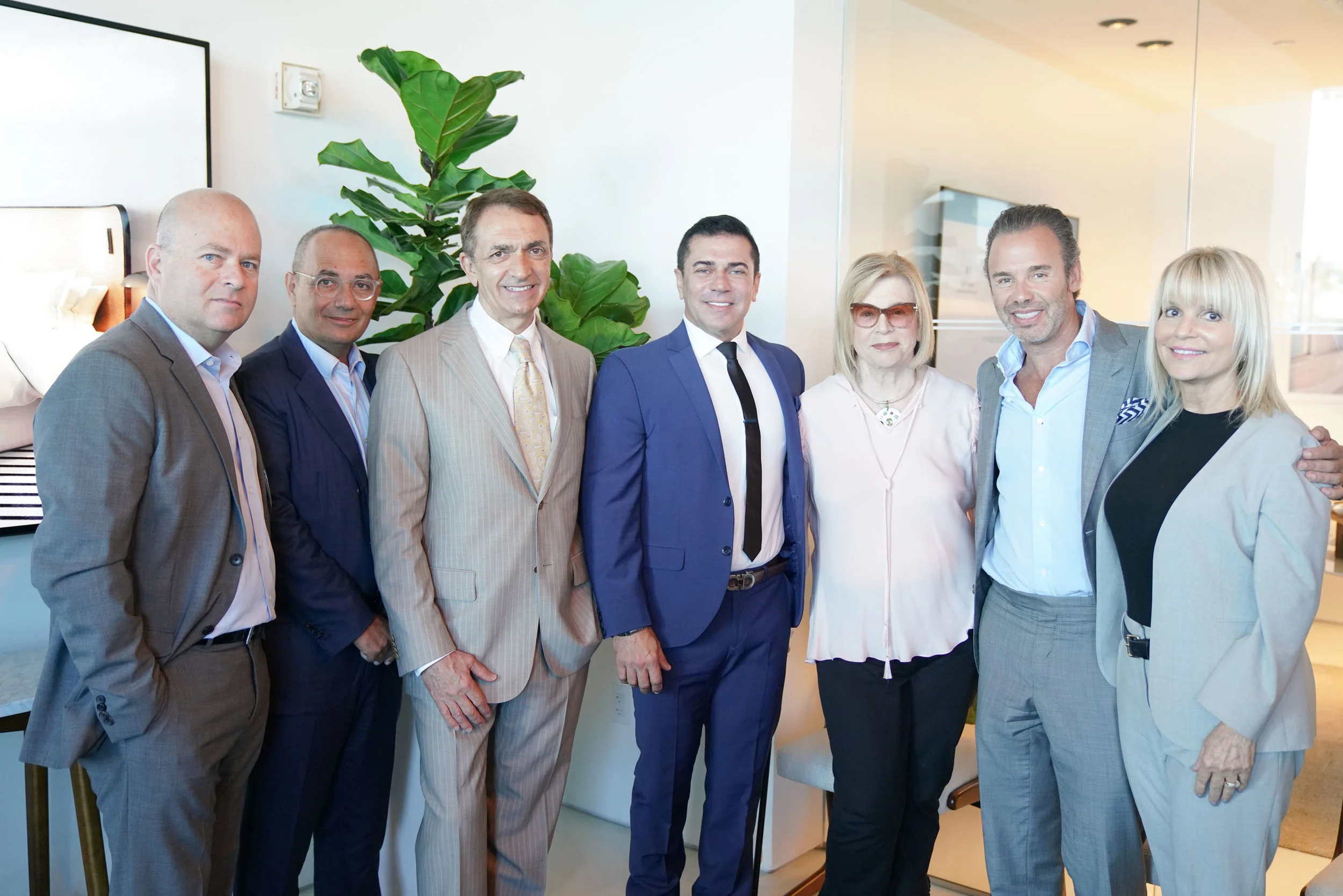 Ramzi Achi, Nadim Ashi, Mayor Dean Trantalis, Dan Teixeira, Louise Sunshine, Jay Parker, &amp; Caprice Weber