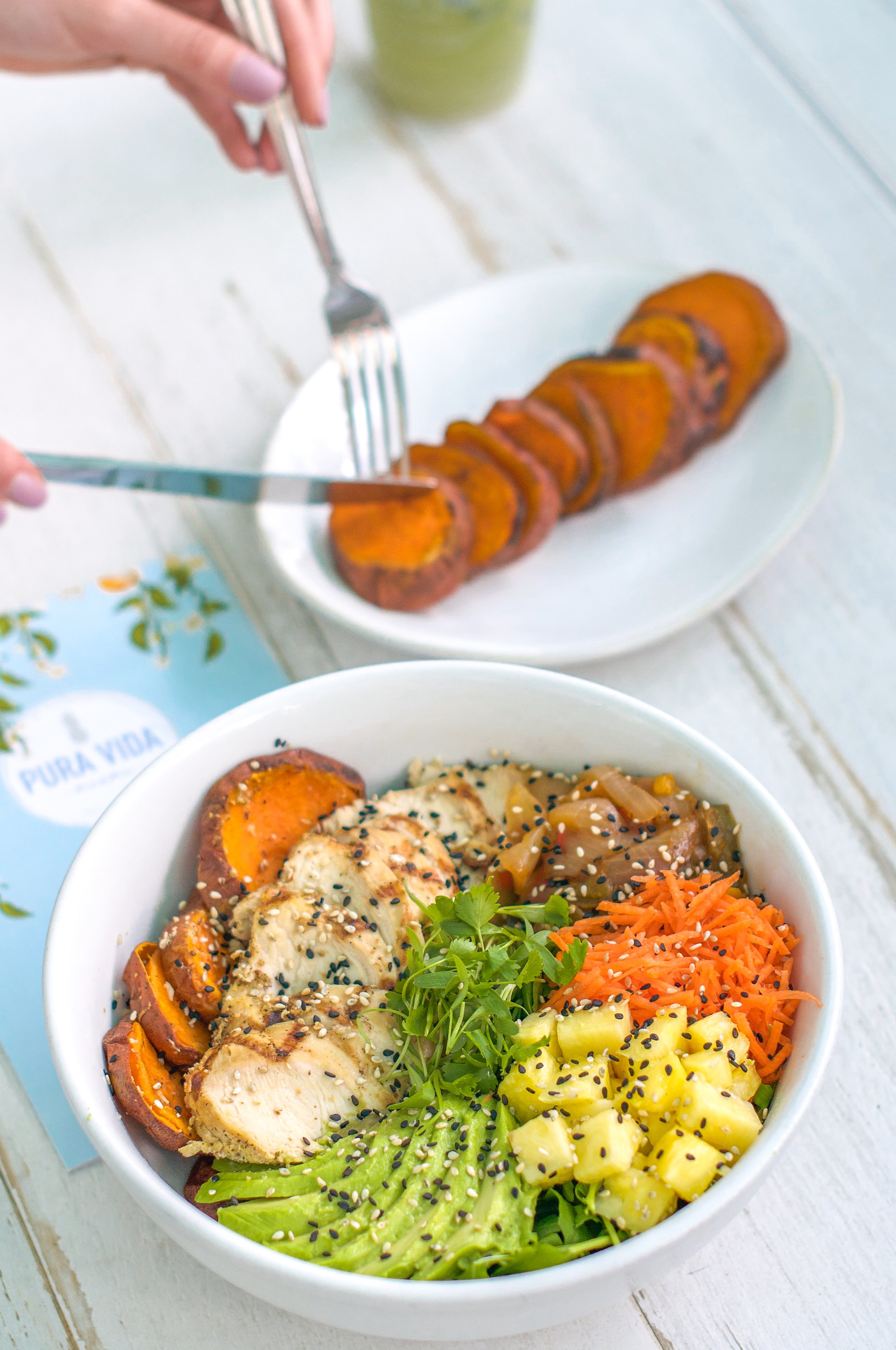 Summer Chicken Bowl with Sweet Potato