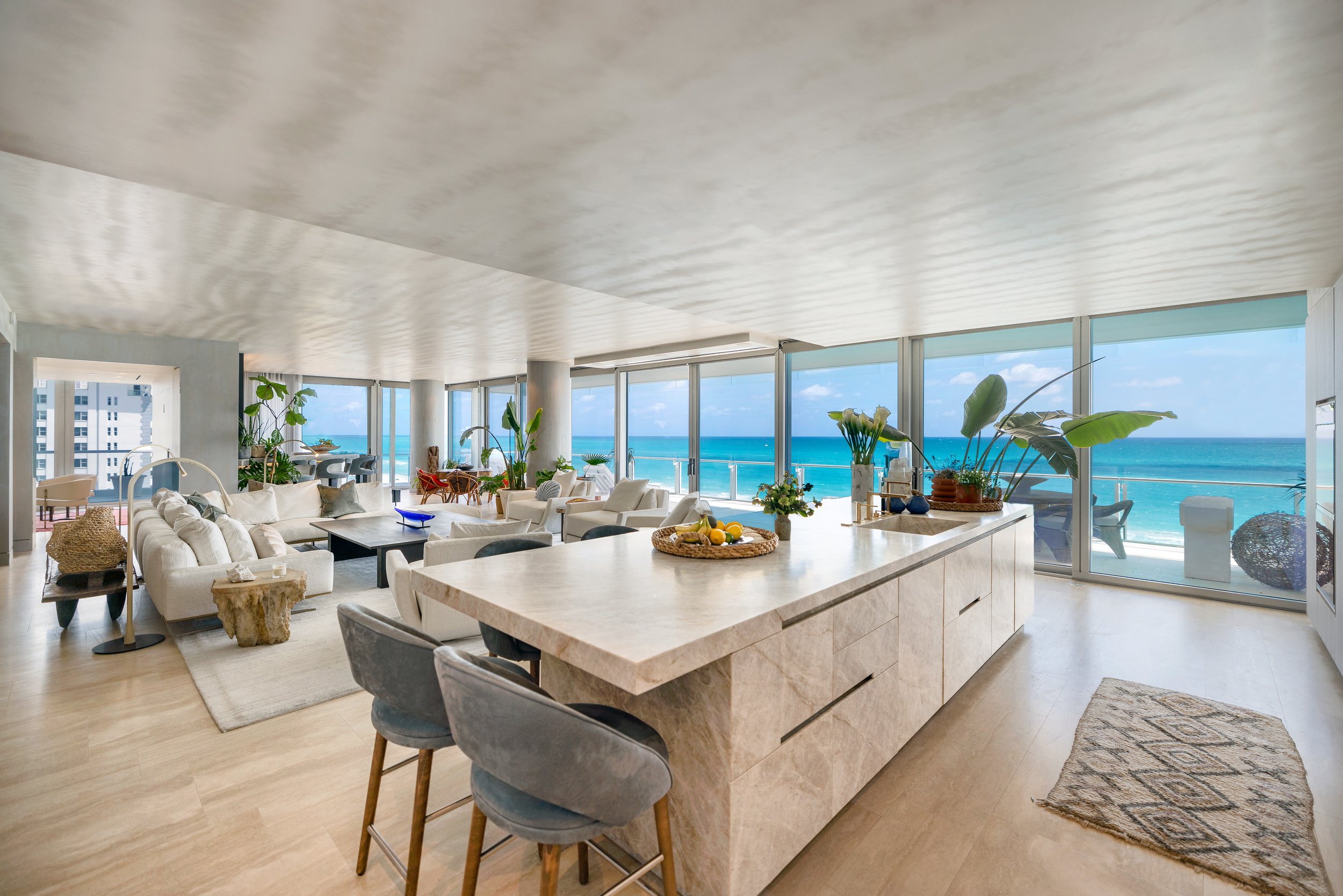 Check Out This Lavish Condo With Custom Wave Ceilings Asking $37 Million At Four Seasons at The Surf Club In Surfside 2.jpg