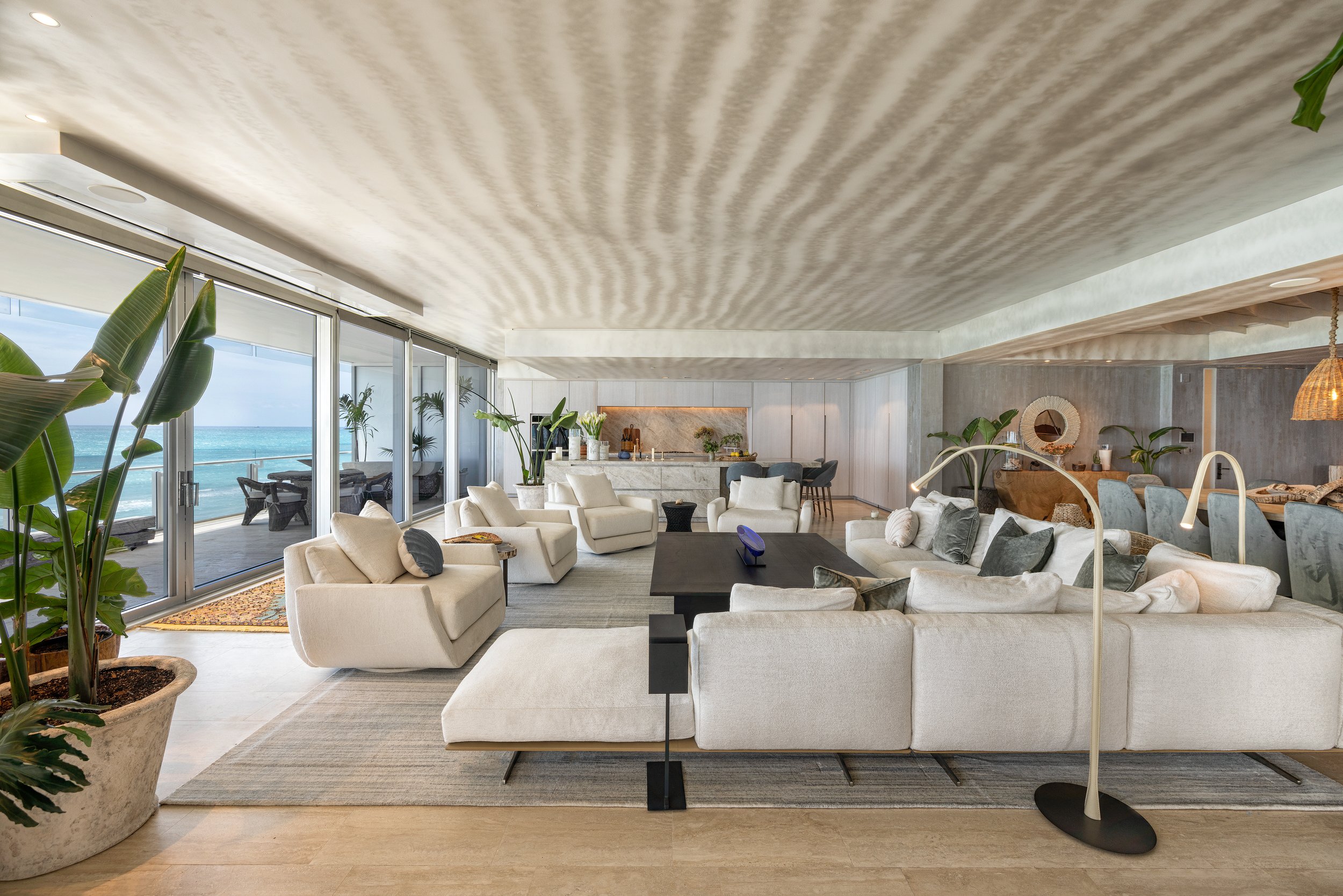 Check Out This Lavish Condo With Custom Wave Ceilings Asking $37 Million At Four Seasons at The Surf Club In Surfside 12.jpg