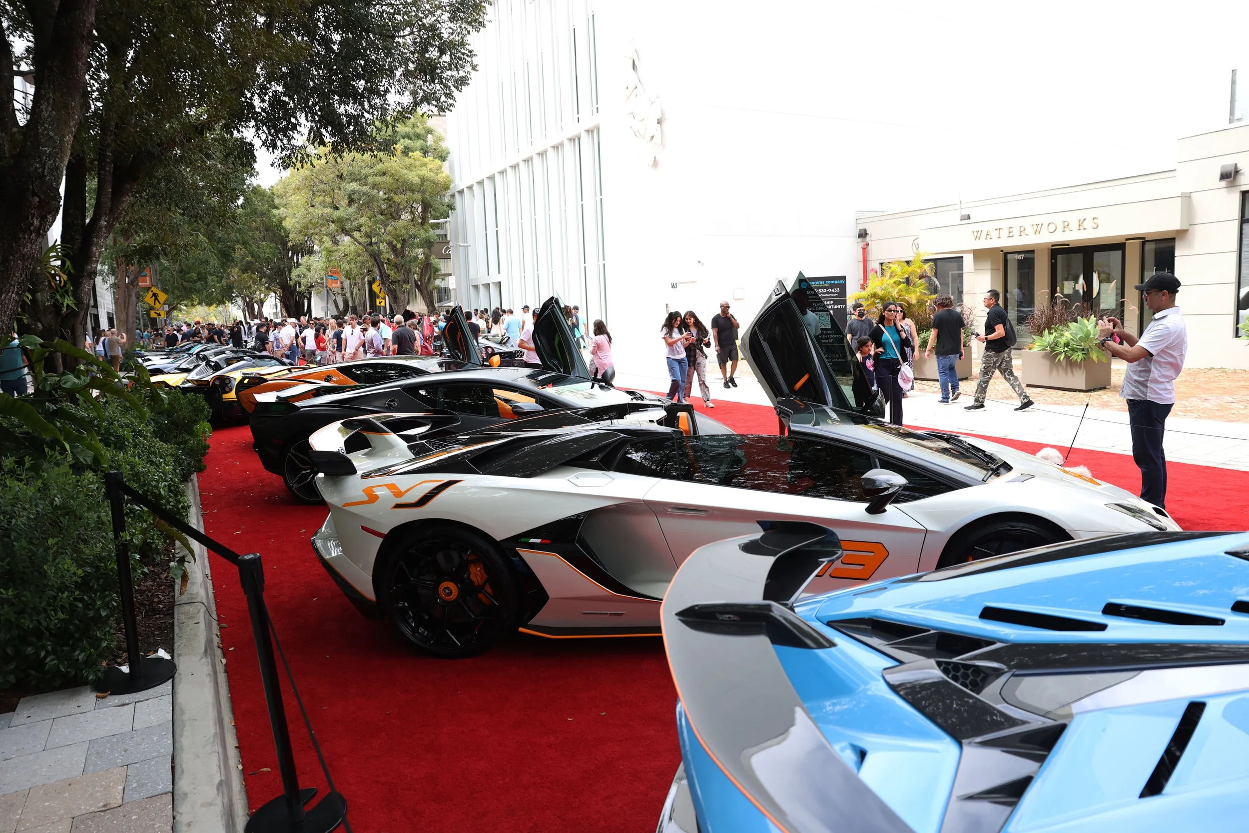 Miami Concours 2022 Selection of Cars on Carpet in Miami Design District.jpg
