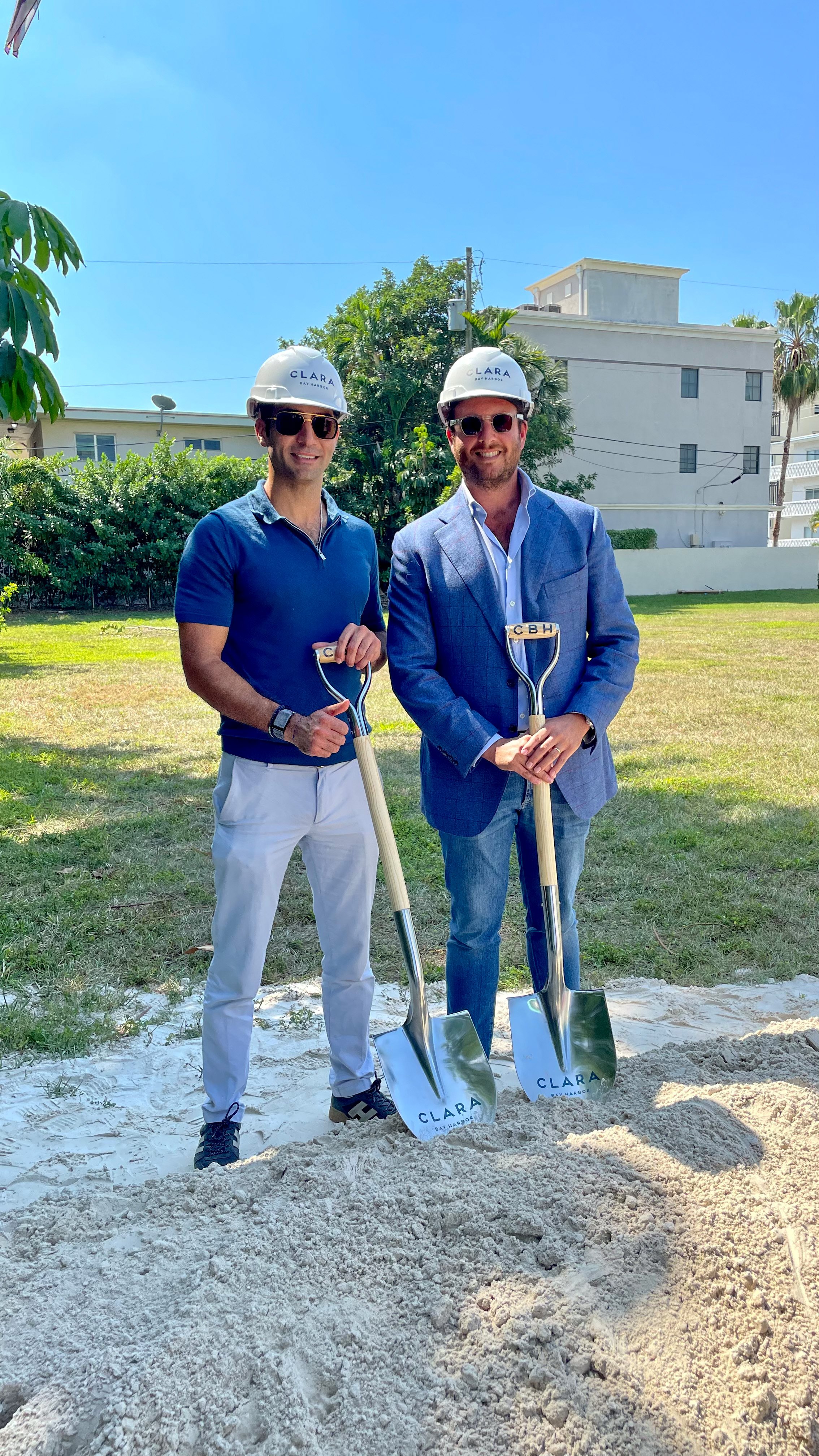 Demetri Demascus, Co-Founder of PROFILEmiami and James Curnin, Developer of Clara Bay Harbor