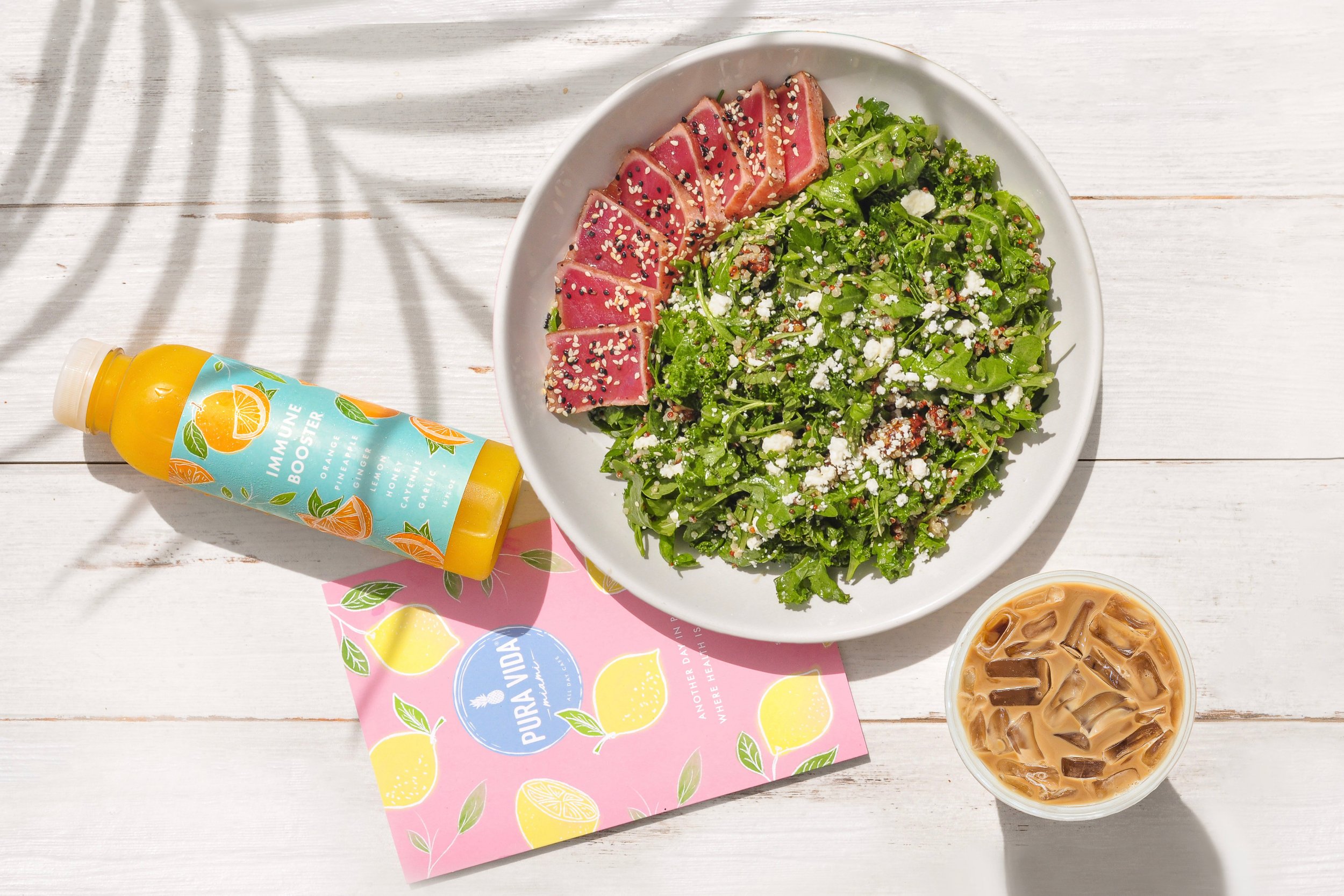 Jen's Herb Salad With Ahi Tuna