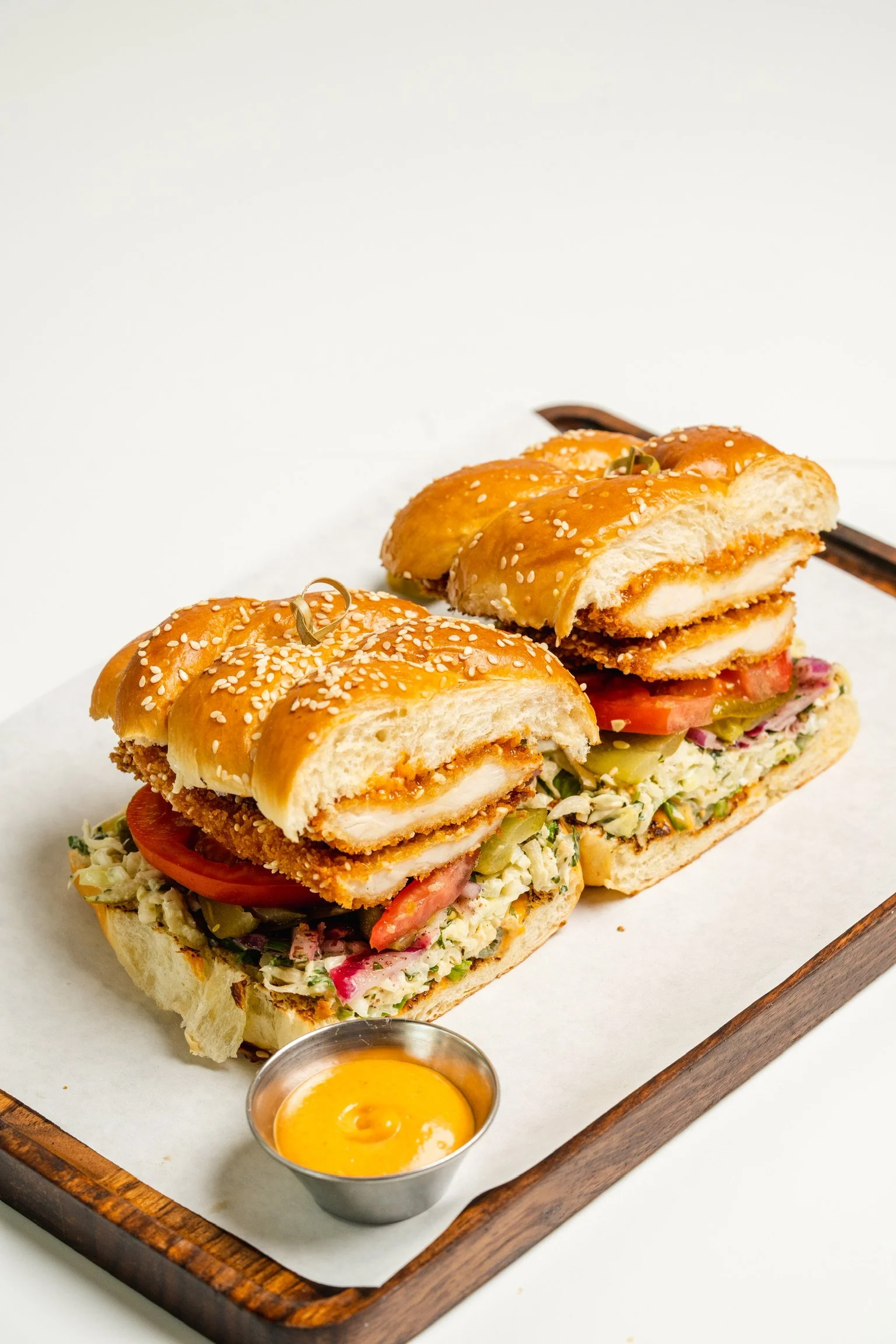 Crispy Chicken Schnitzel Sandwich