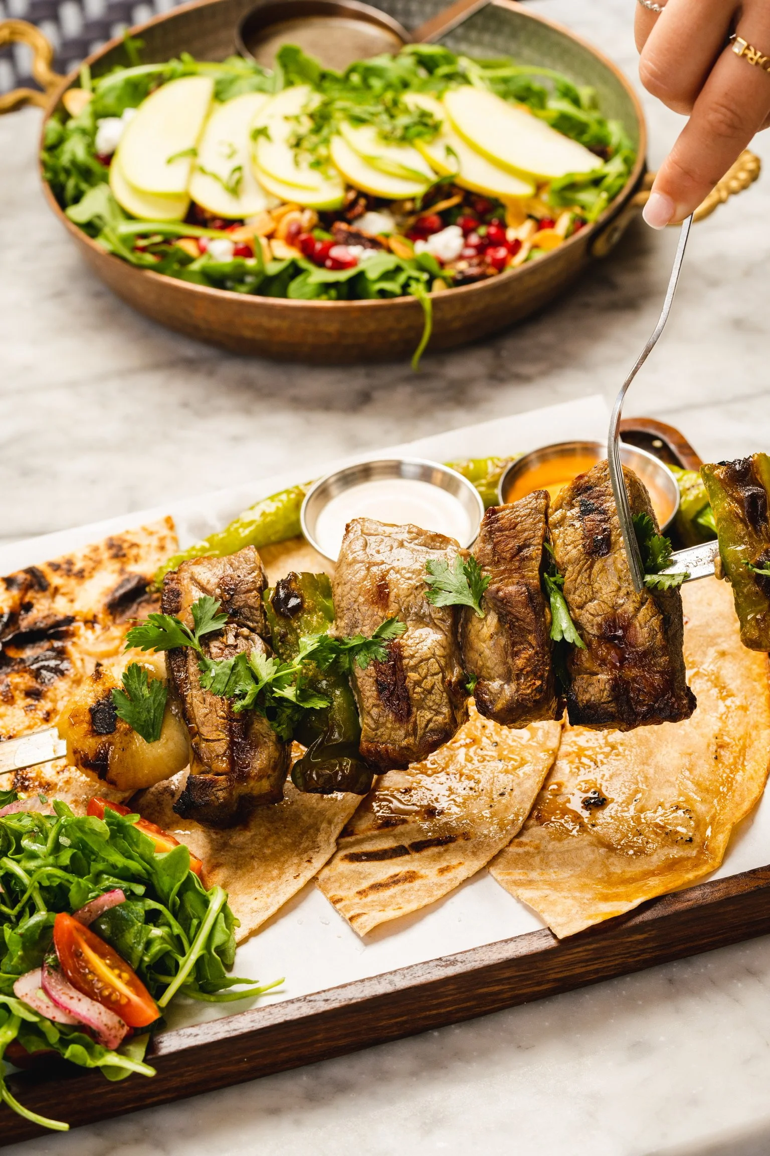 Rib Eye Steak Kebab