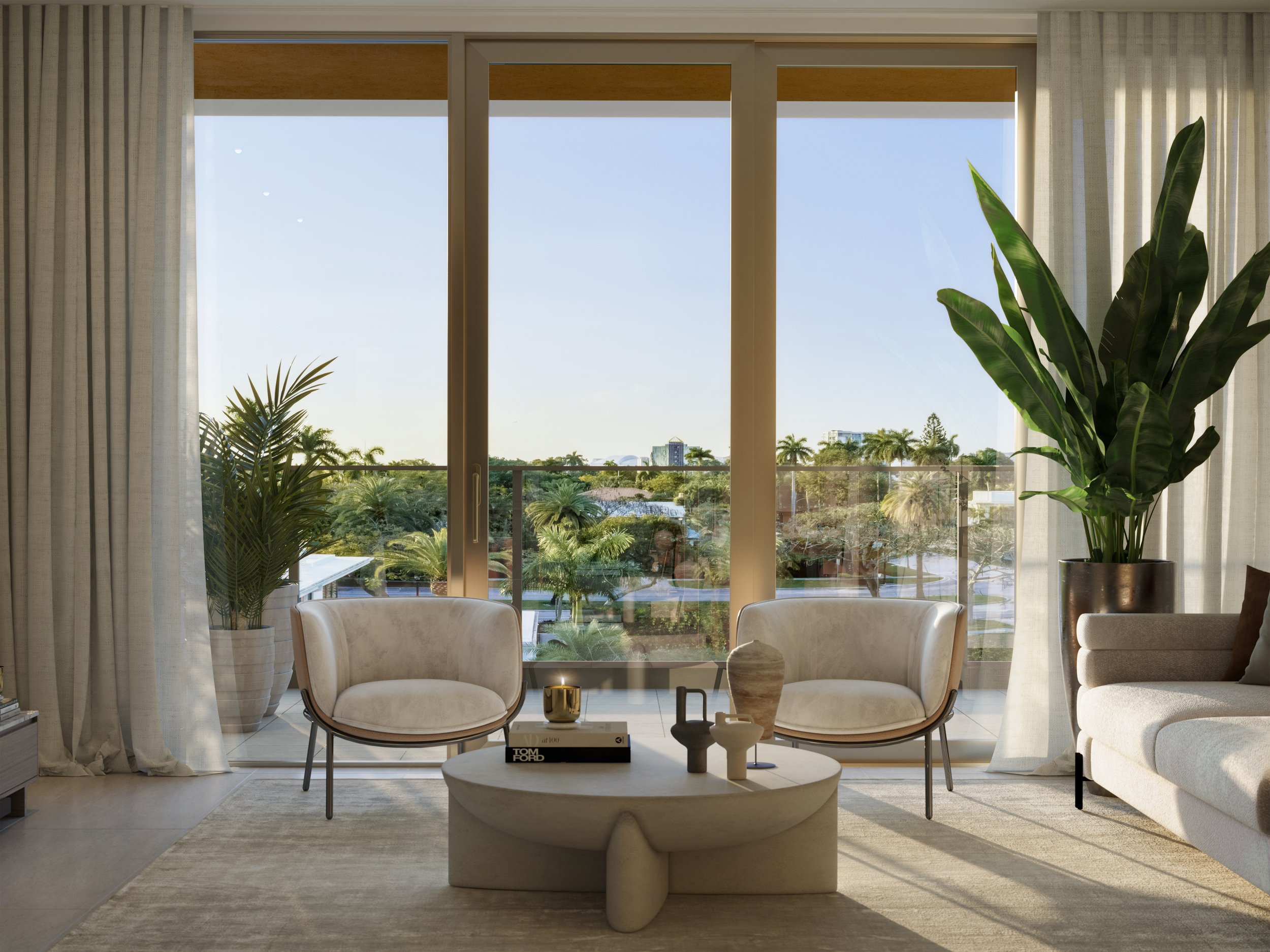 2200 Brickell — Living Room & Balcony Unit 02.jpg
