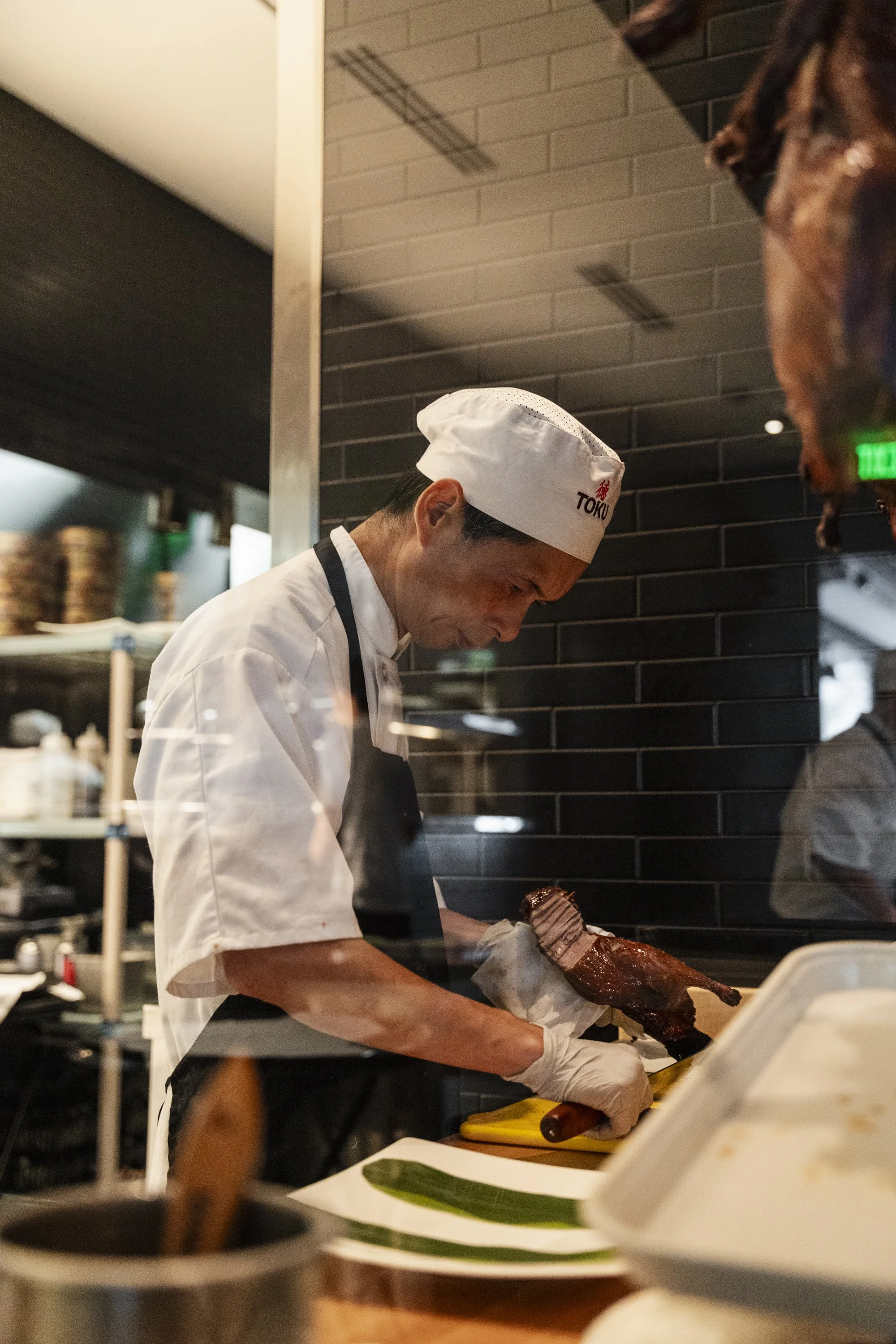 Carving Peking Duck