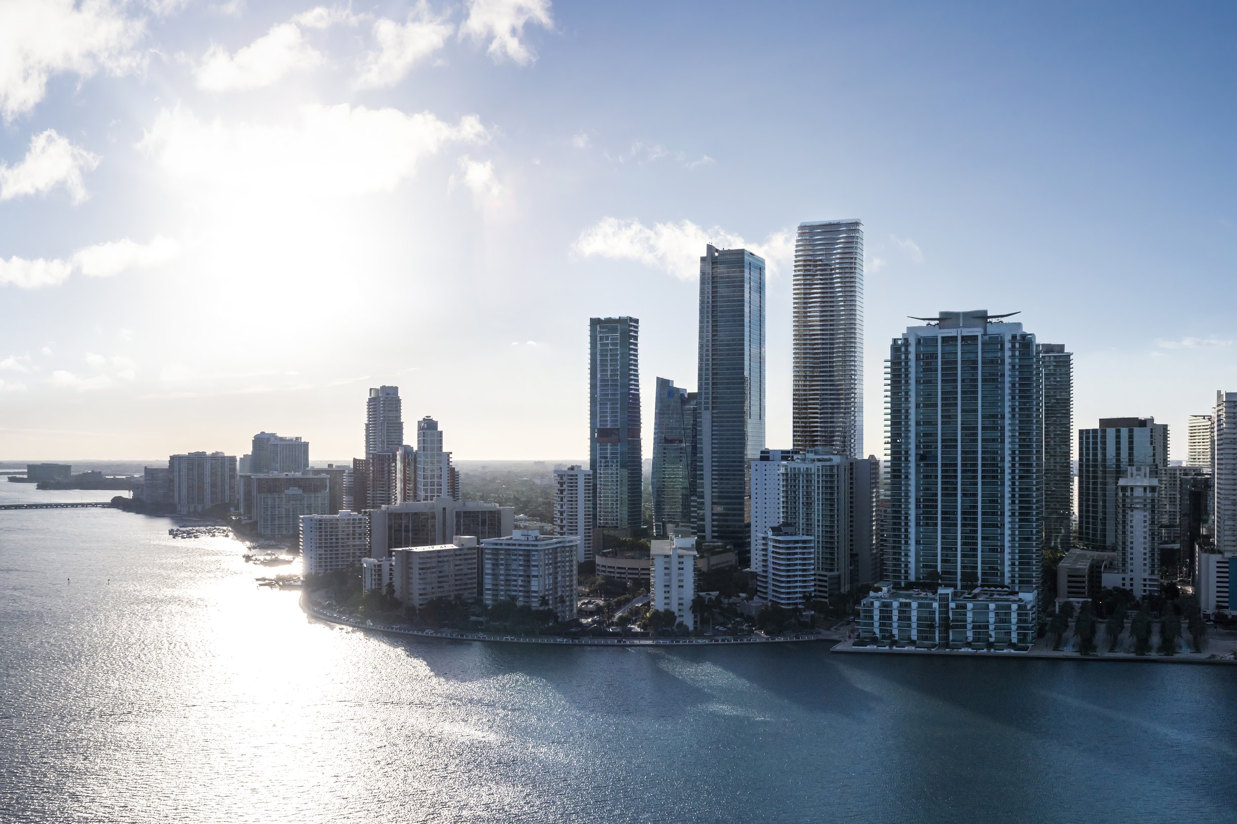 Exterior From Bay East - The Residences at 1428 Brickell.jpg