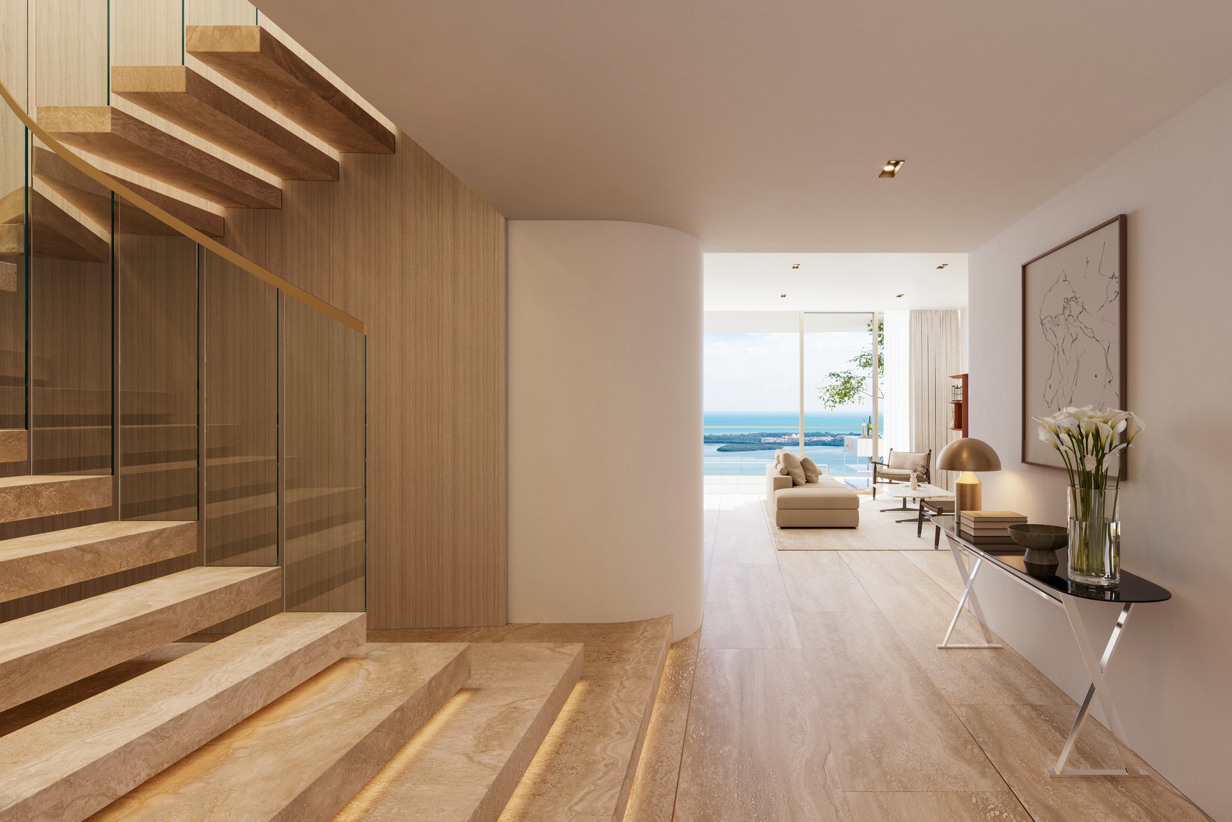 Unit C Staircase - The Residences at 1428 Brickell.jpg