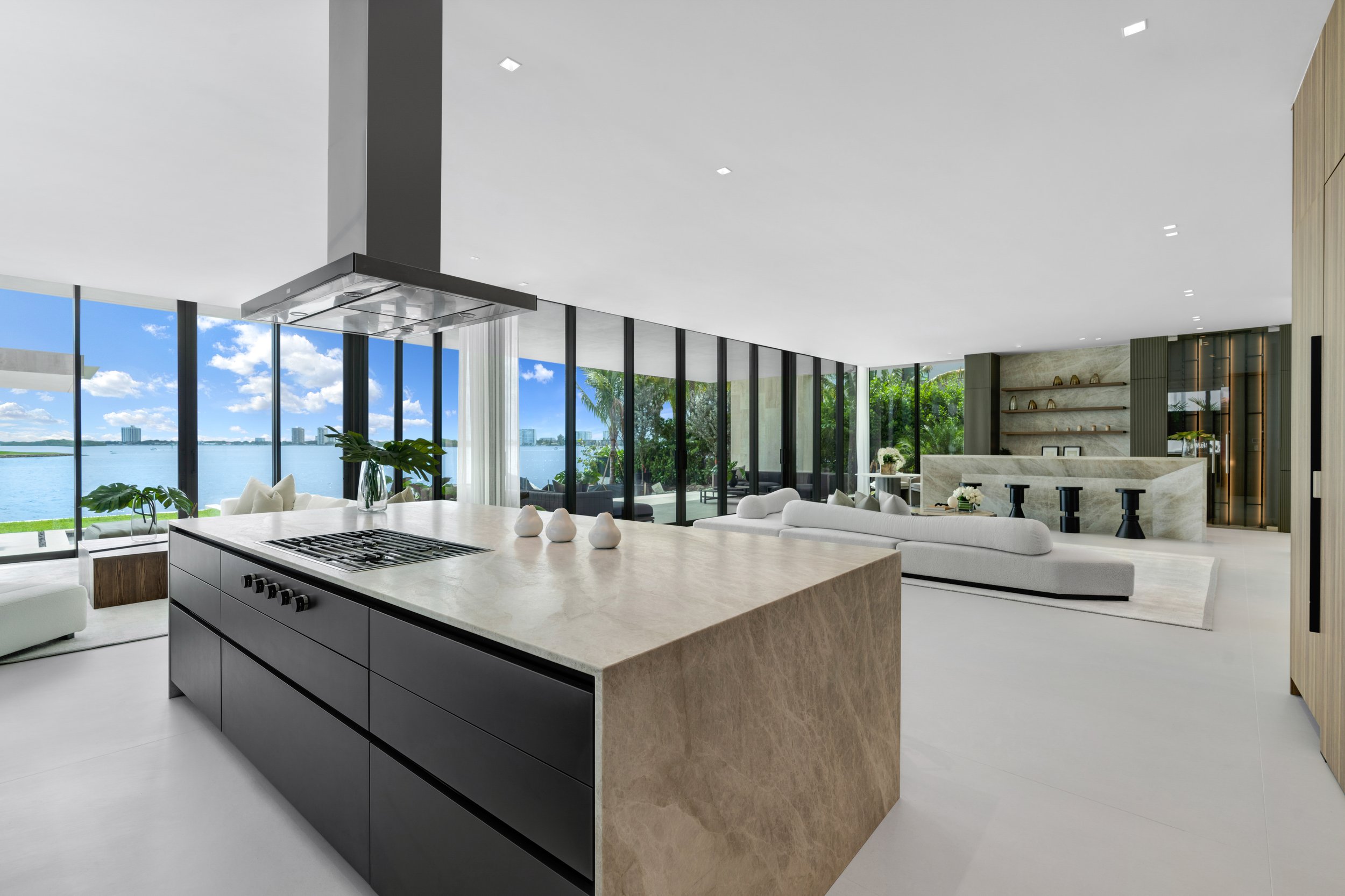 Check Out The Tropical Modern Waterfront On Bay Harbor Islands Asking $22.95 Million 5.jpg