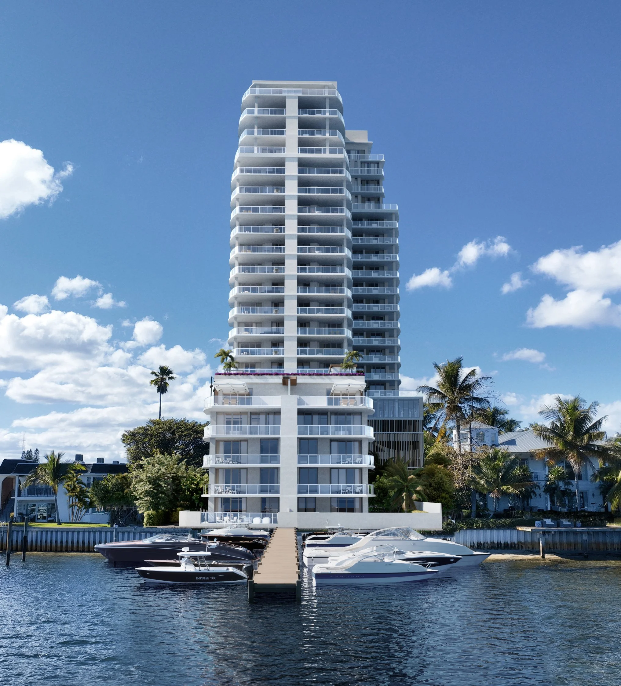Illustration of Waterfront Condos In Rialto