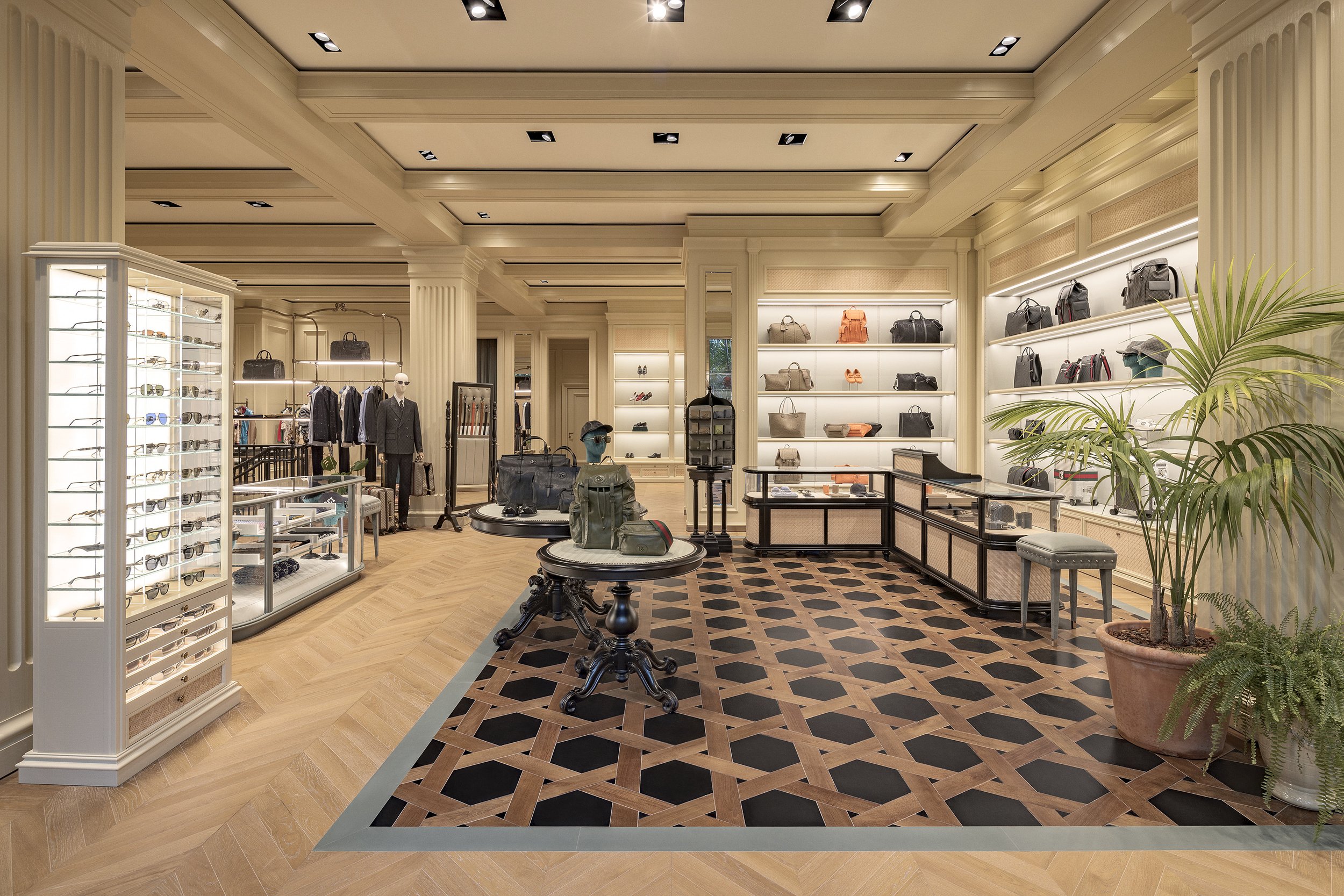 Gucci Opens Newly Expanded Two-Story Lavish Boutique At Bal