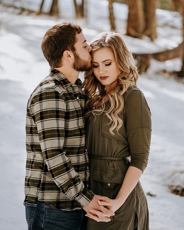 I can&rsquo;t wait to photograph these two on their wedding day! Fingers crossed it happens when they planned for it to but in the meantime i am going to just swoon over them and our session from way back! 😍😍😍 #coloradoweddingphotographer #wedding