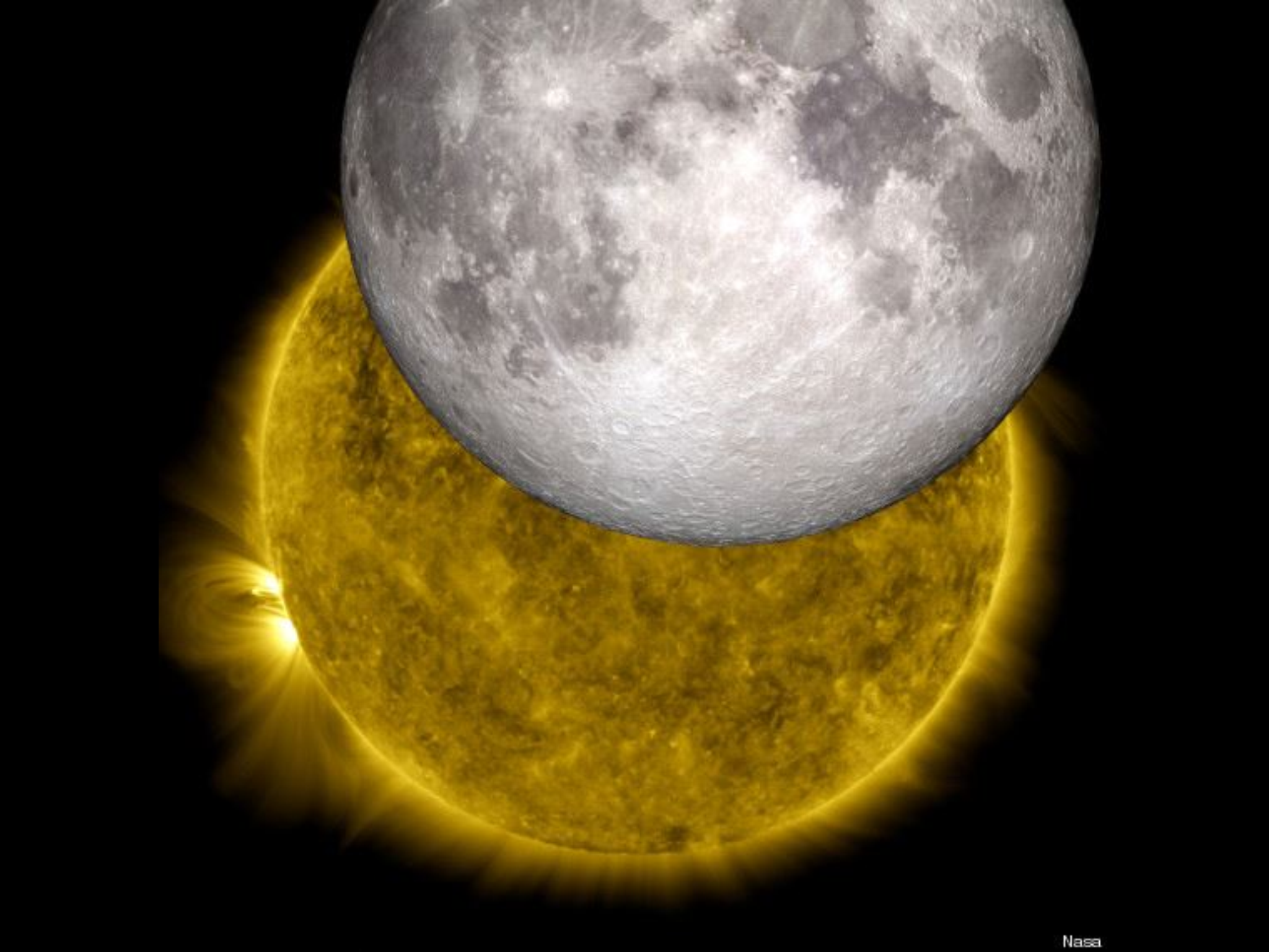 Given the sun is 400 X bigger than the moon, the fact they appear the exact same size is... miraculous!  