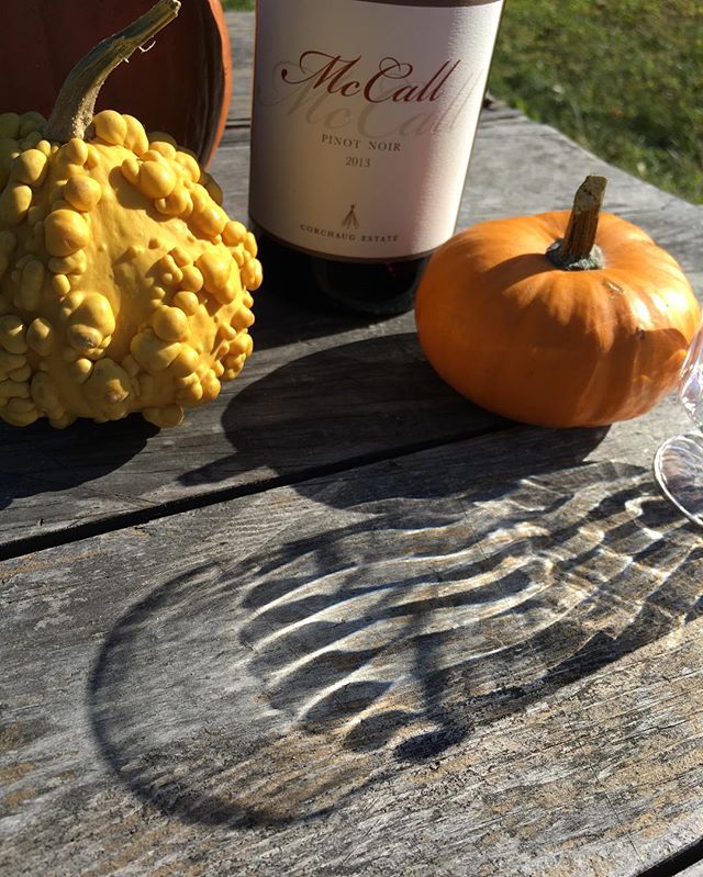 Stop by today for a taste, glass or bottle of our favorite local wines at the Amagansett Wine Stand, like this Pinot Noir from our friends at @mccallwines in Cutchogue, think dark cherry with aromas of strawberry and spices. Open 12-7pm today at 367 