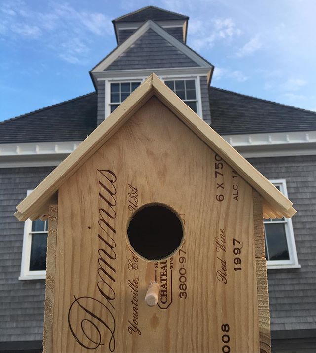 Today from 12-4pm stop by the holiday bazaar to benefit the Amagansett Life-Saving Station at 160 Atlantic Ave and checkout these wino birdhouses by @mncinque
