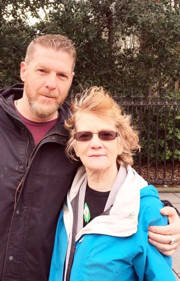 With Rita O'Hare of Sinn Fein USA at Stephens Greene in Dublin