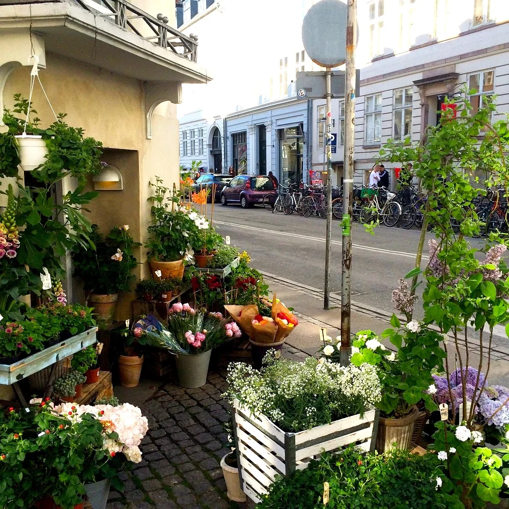 Copenhagen Flower Shop & Street | Alisa Hamilton Research & Translation