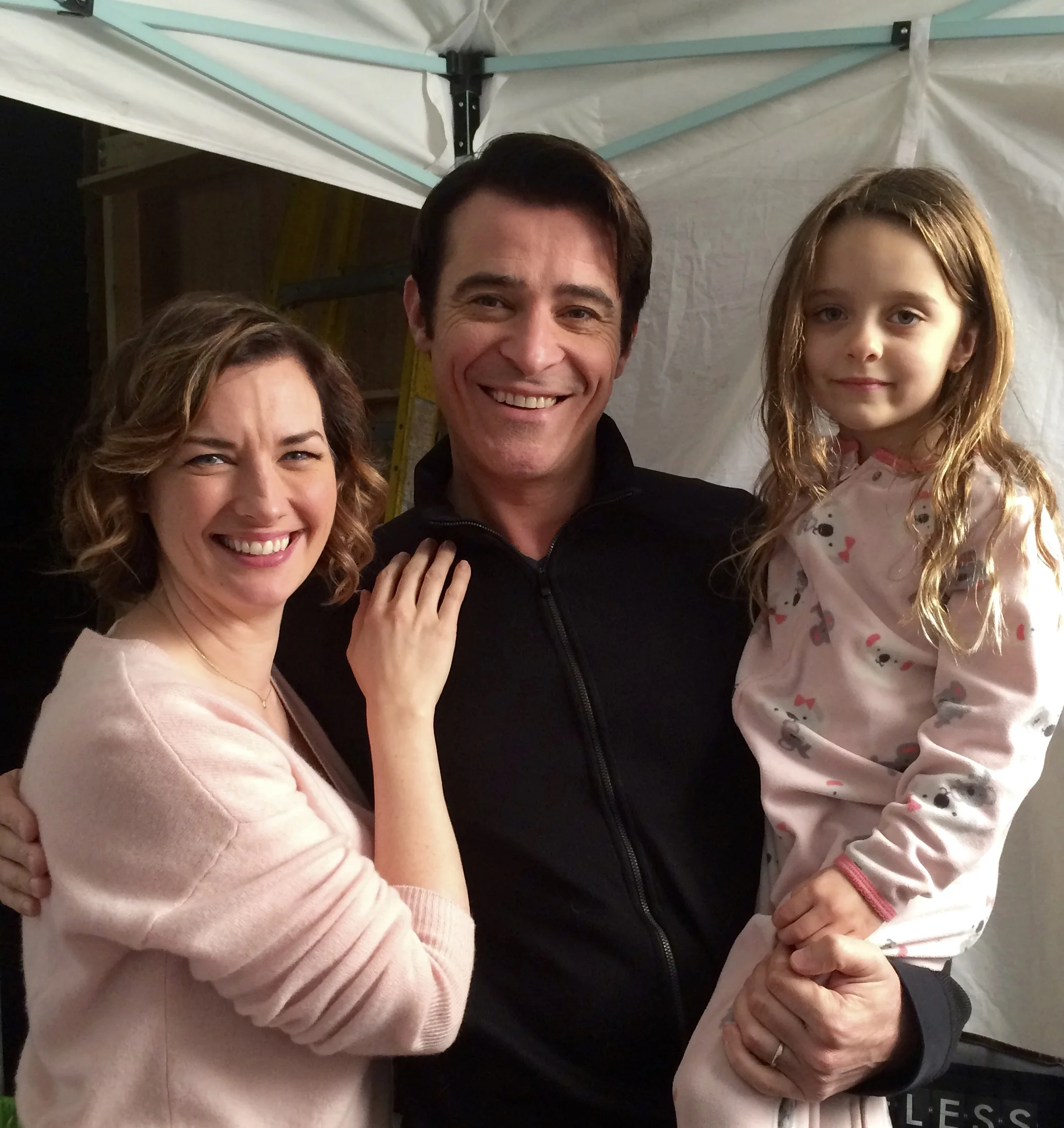 BTS on Timeless - The Flynn Family - Erica Carroll, Goran Visnijic, Charlotte Anne Marcynuk) 2017