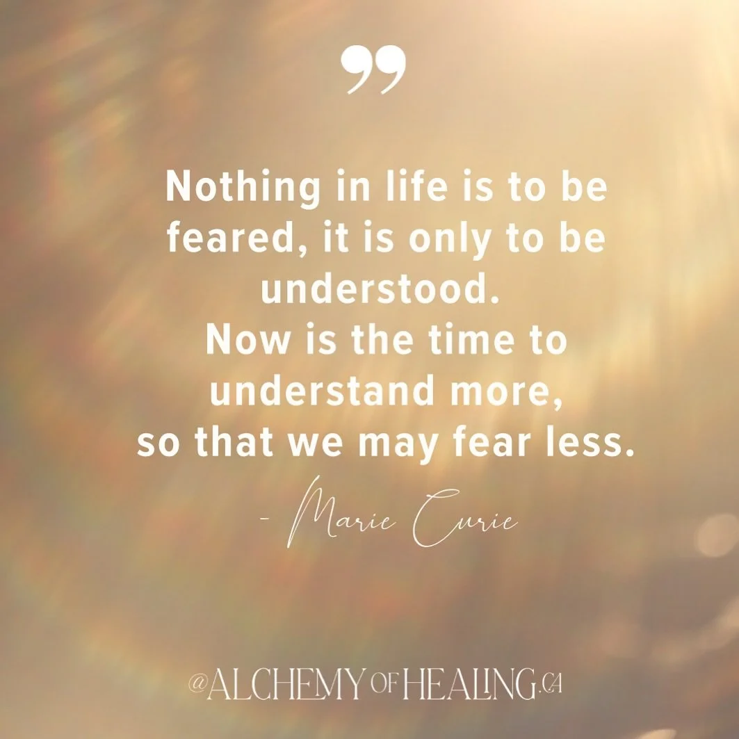 Eradicate fear of the unknown by simply getting to know it. 

Diagnoses and treatment can feel daunting when we leave all the &ldquo;knowing&rdquo; to the &ldquo;professionals&rdquo;. 

As you inform yourself about options to optimize your health, yo