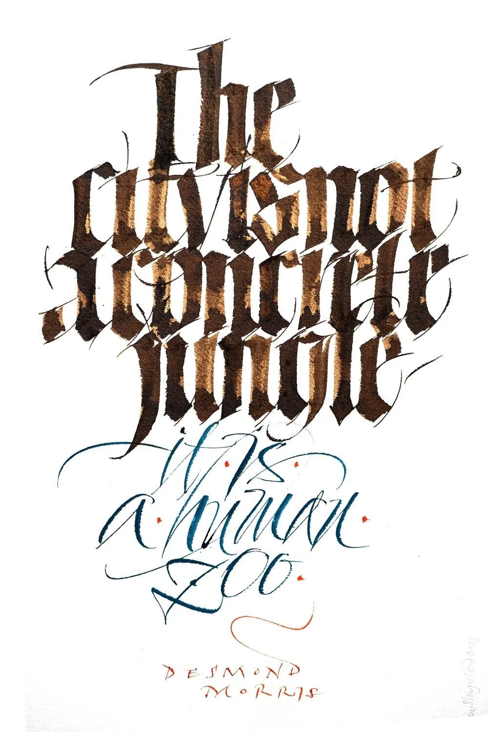 January 23-24, 2027 Blackletter Transformed - from Structure to Spontaneity, via Zoom with Elmo van Slingerland