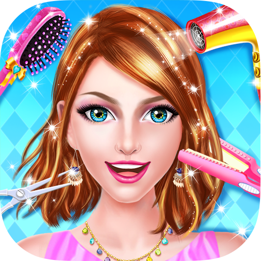 Fashion Girl Hair Style Salon