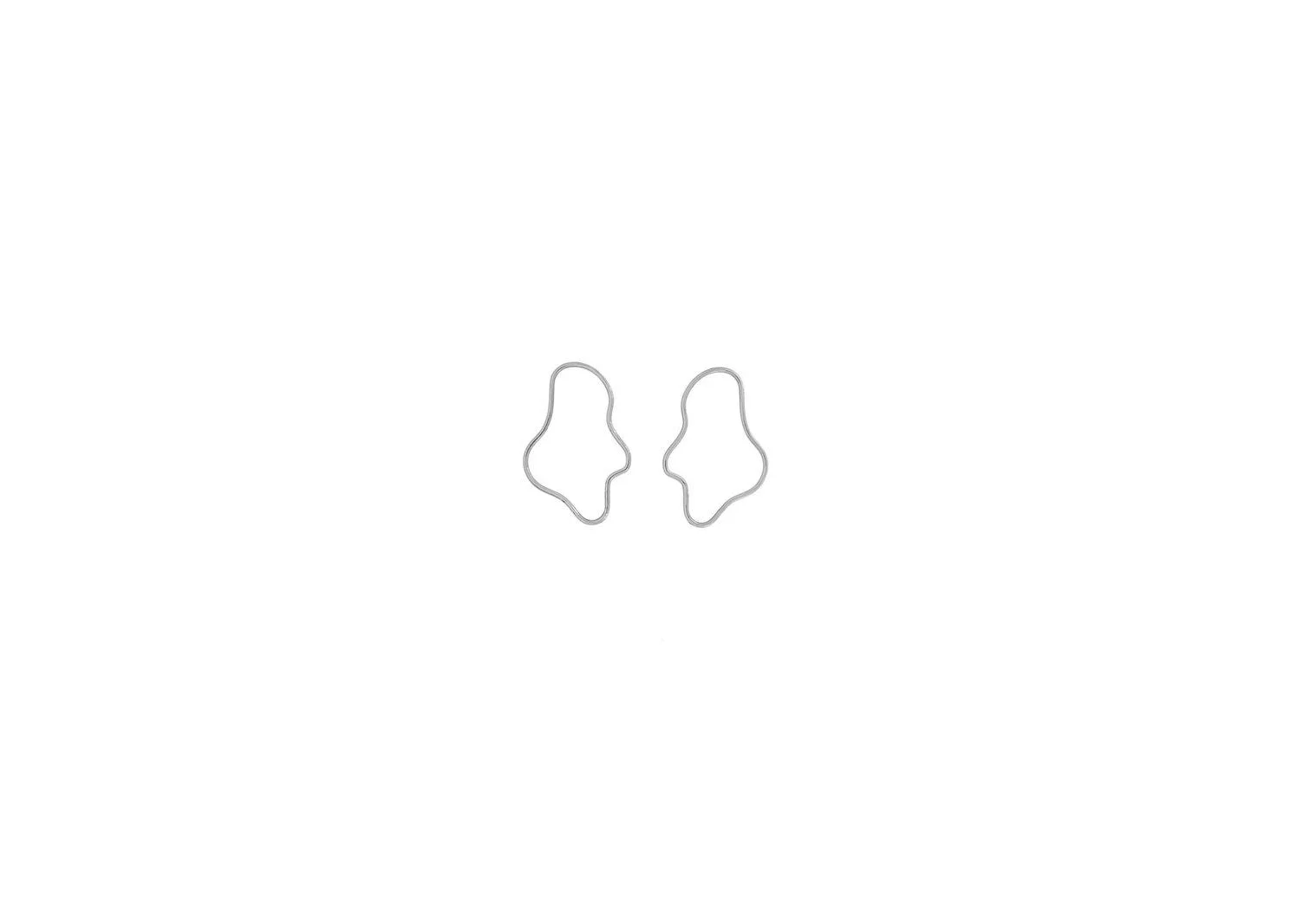 Holly Ryan Mini Elongated Squiggle Earrings silver.jpg