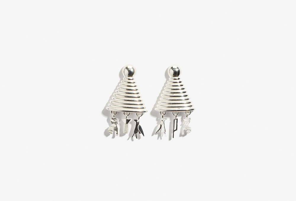 Lucy Folk Sottsass Sphinx Earrings Silver.jpg