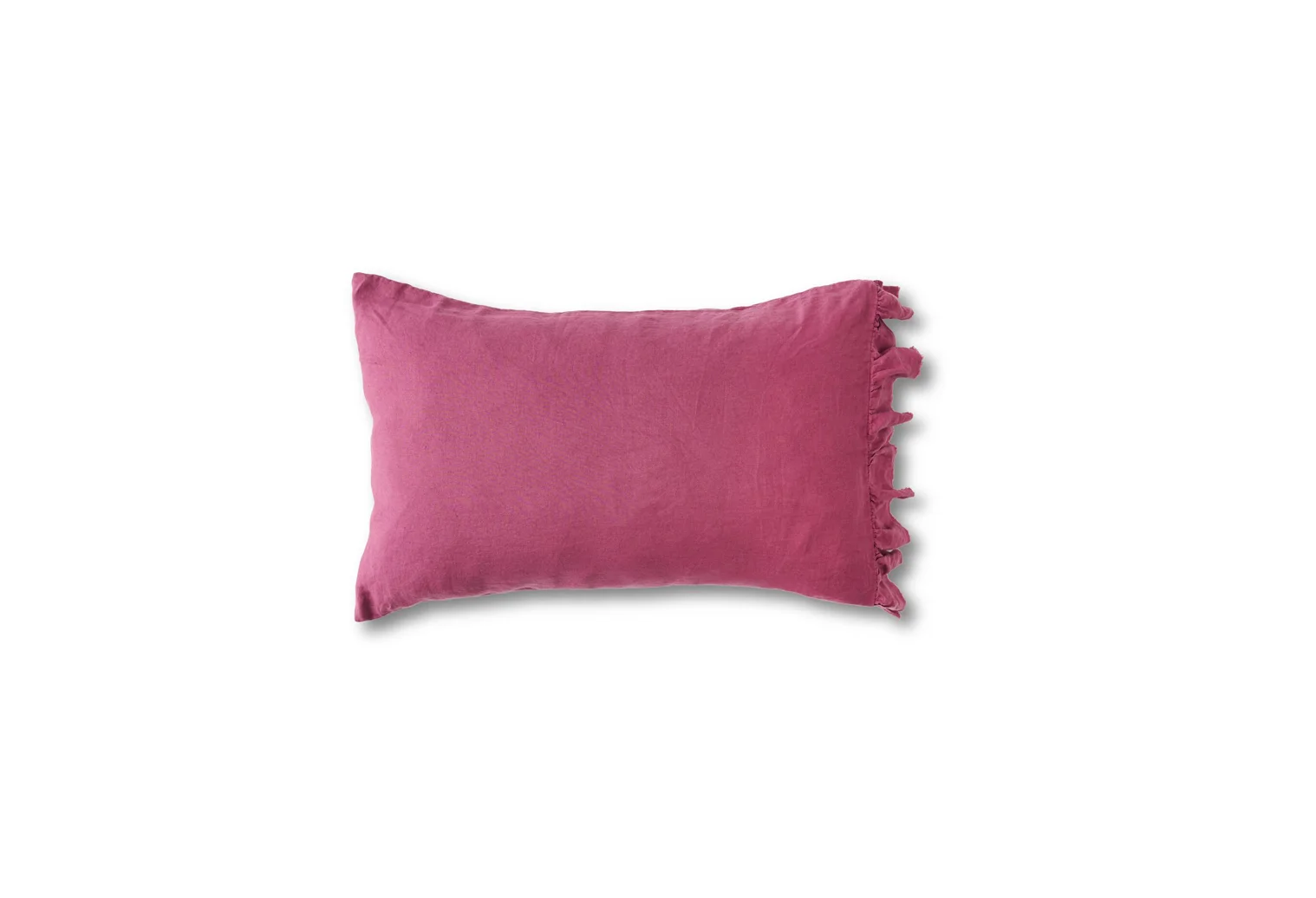 Society of Wanderers Society of Wanderers Fuchsia ruffle Pillowcase Set.jpg