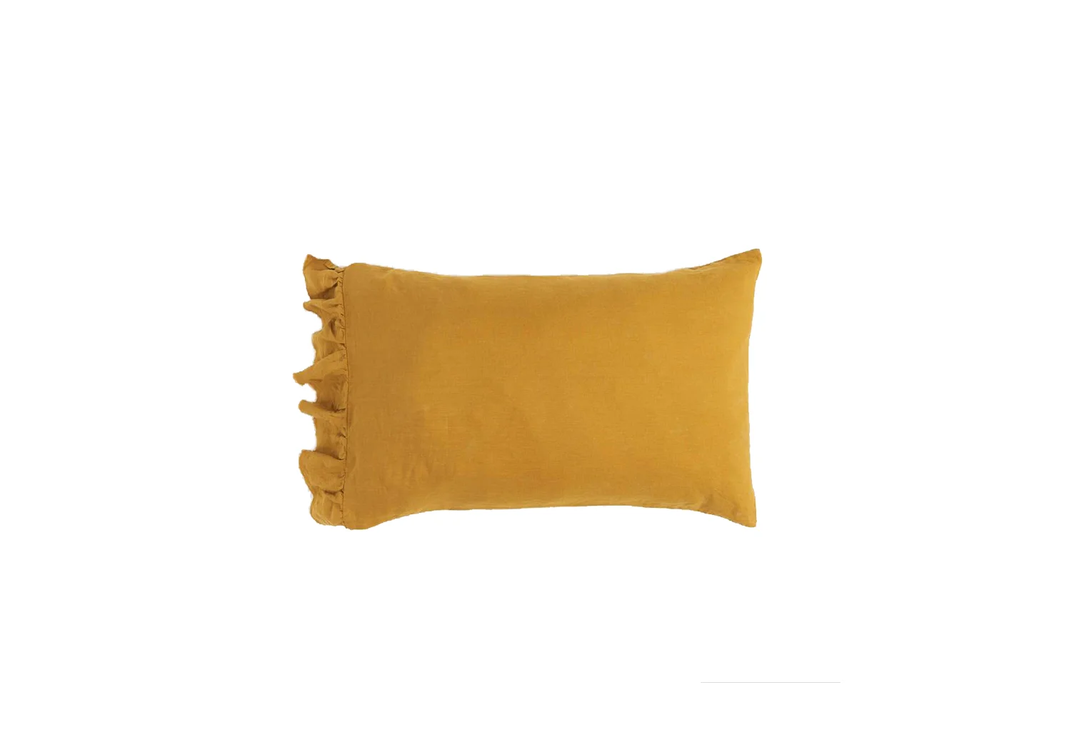 Society of Wanderers Turmeric ruffle pillowcase.jpg