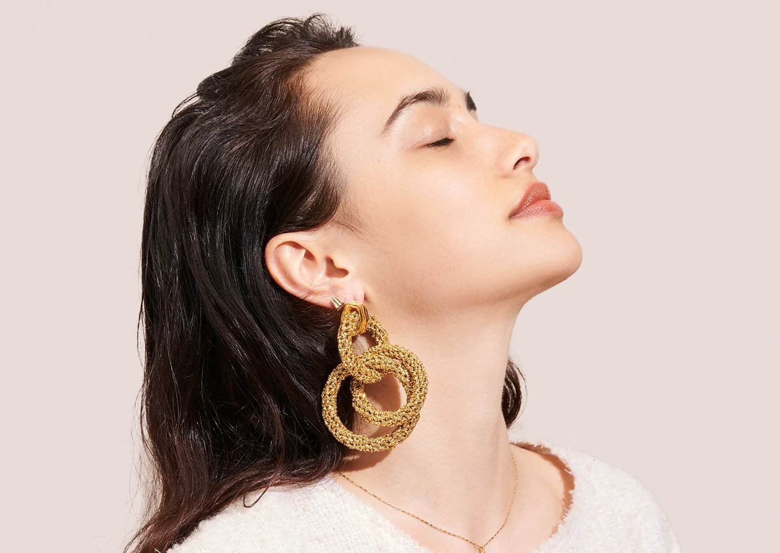Lucy Folk Vedic Earrings - Gold.jpg