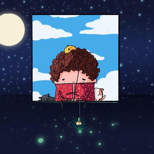 Haha.. is been week since I last posted any artwork, hope everyone is doing find, is the last day of sept and the monsoon session is starting in Singapore hope you all have a nice Monday with a small illustration of Mine. “The window”
-
-
-
Ya #illustration #children #kids #doodle #artistic #paintings #art #illustrator #artist #cute #doodles #drawing #artwork #childrenillustration #inspire #digitalart #happy #emotional #inspiration #childrenbooks #fun #artfullysg #see_n_saw_artwork #procreate #illustration_best
