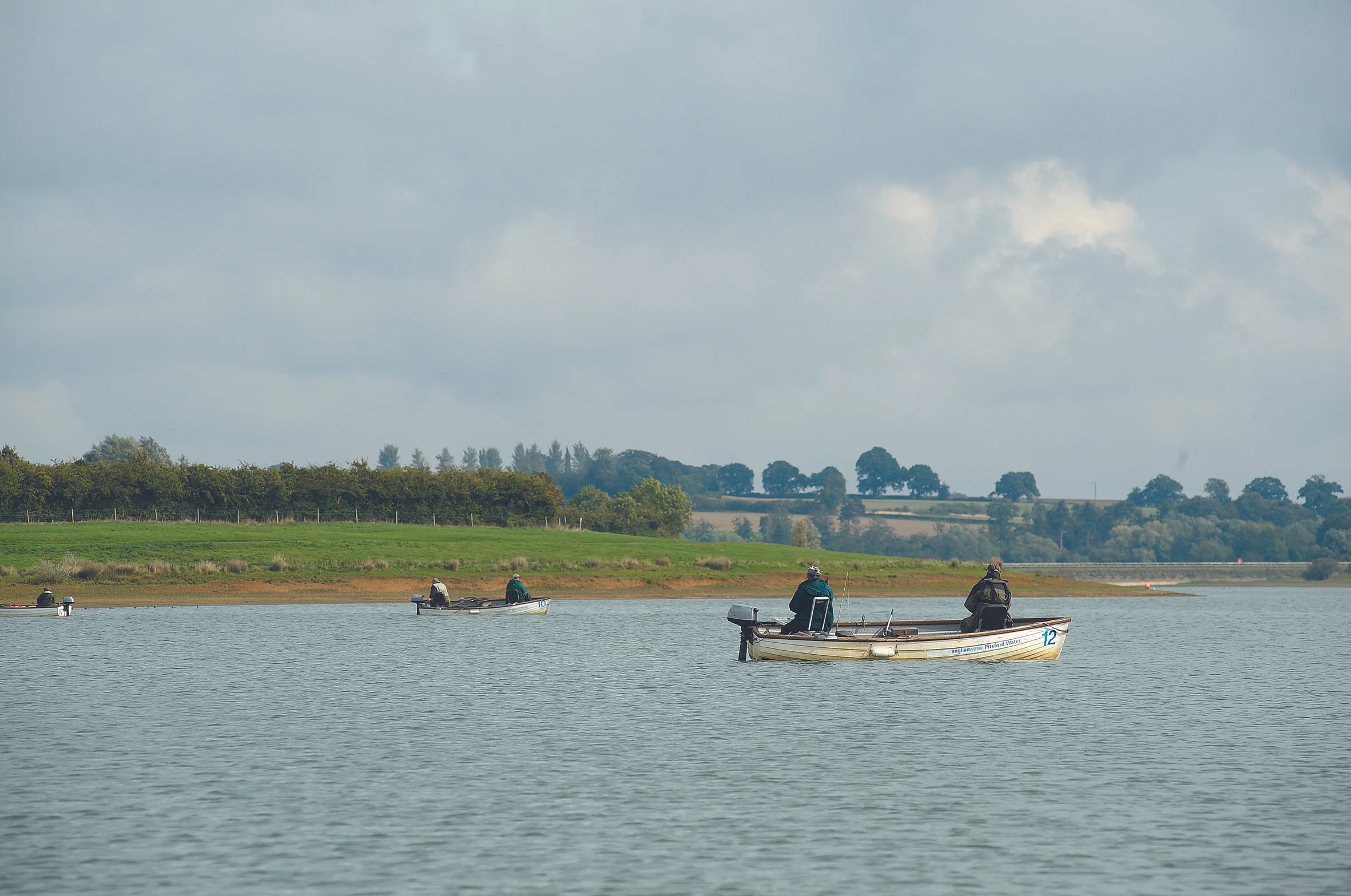 Flyfishing at Pitsford Water, Northamptonshire
