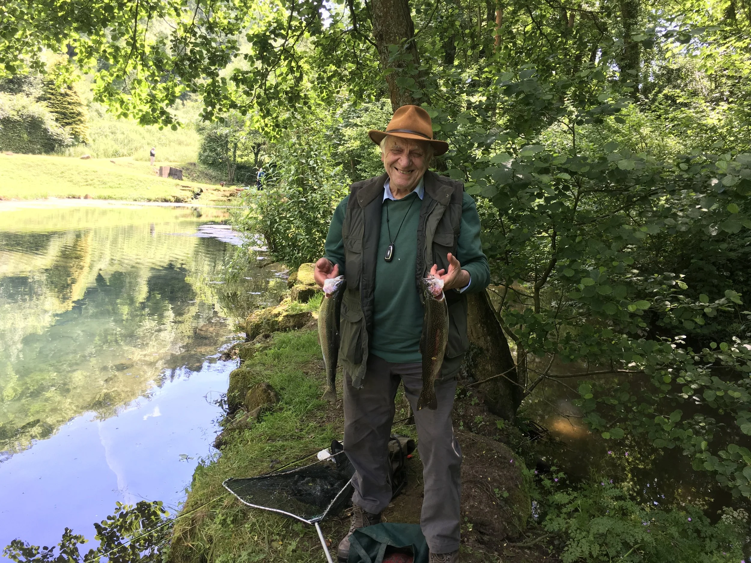 Ron Baker had a good day at Bigwell fishery.