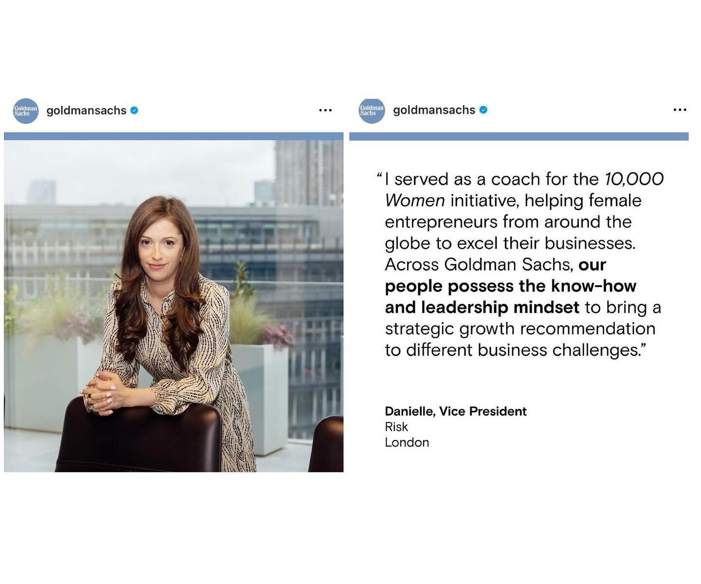 I was thrilled to be featured as part of International Women&rsquo;s Day for Goldman Sachs, one of just 4 women globally to feature on their socials. 
Happy International Women&rsquo;s Day to all the inspirational women in my life!