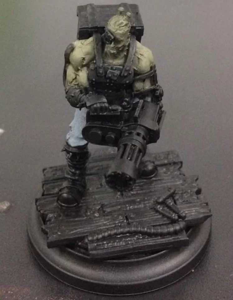 Add more Ryn Flesh for your first highlight and aim this to cover the top half of the muscles.