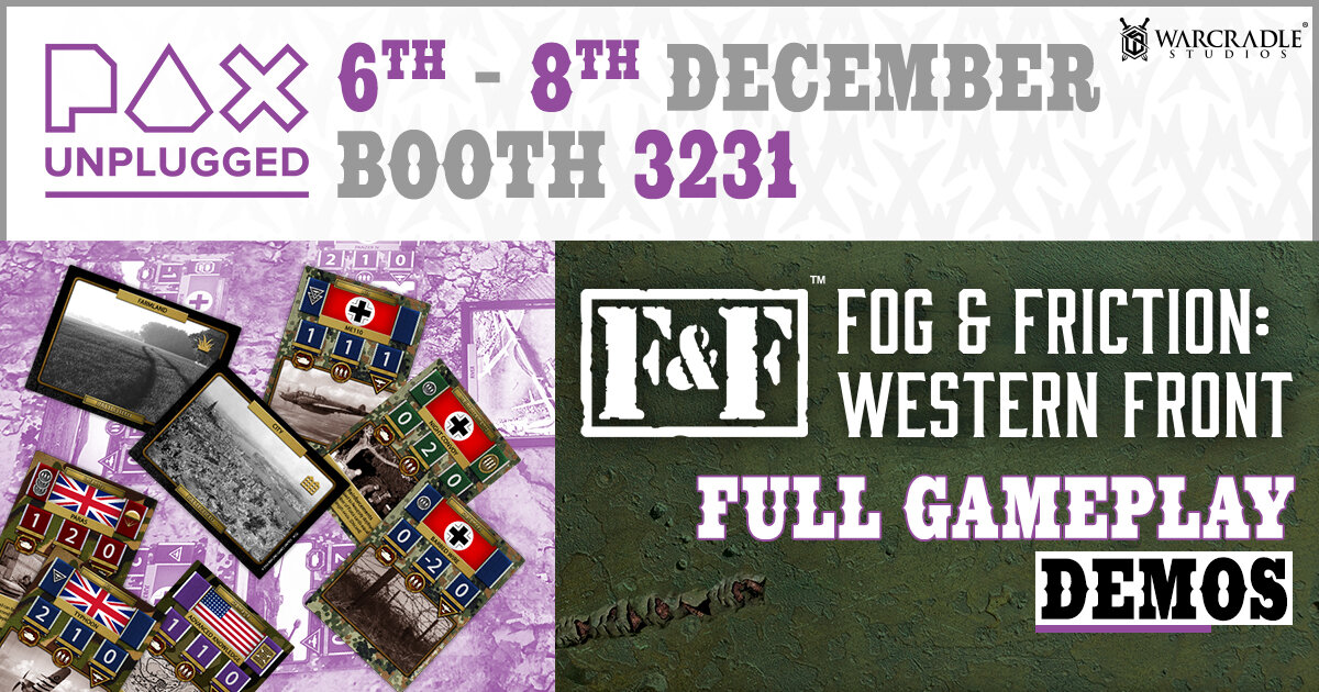 Fog &amp; Friction at PAX Unplugged
