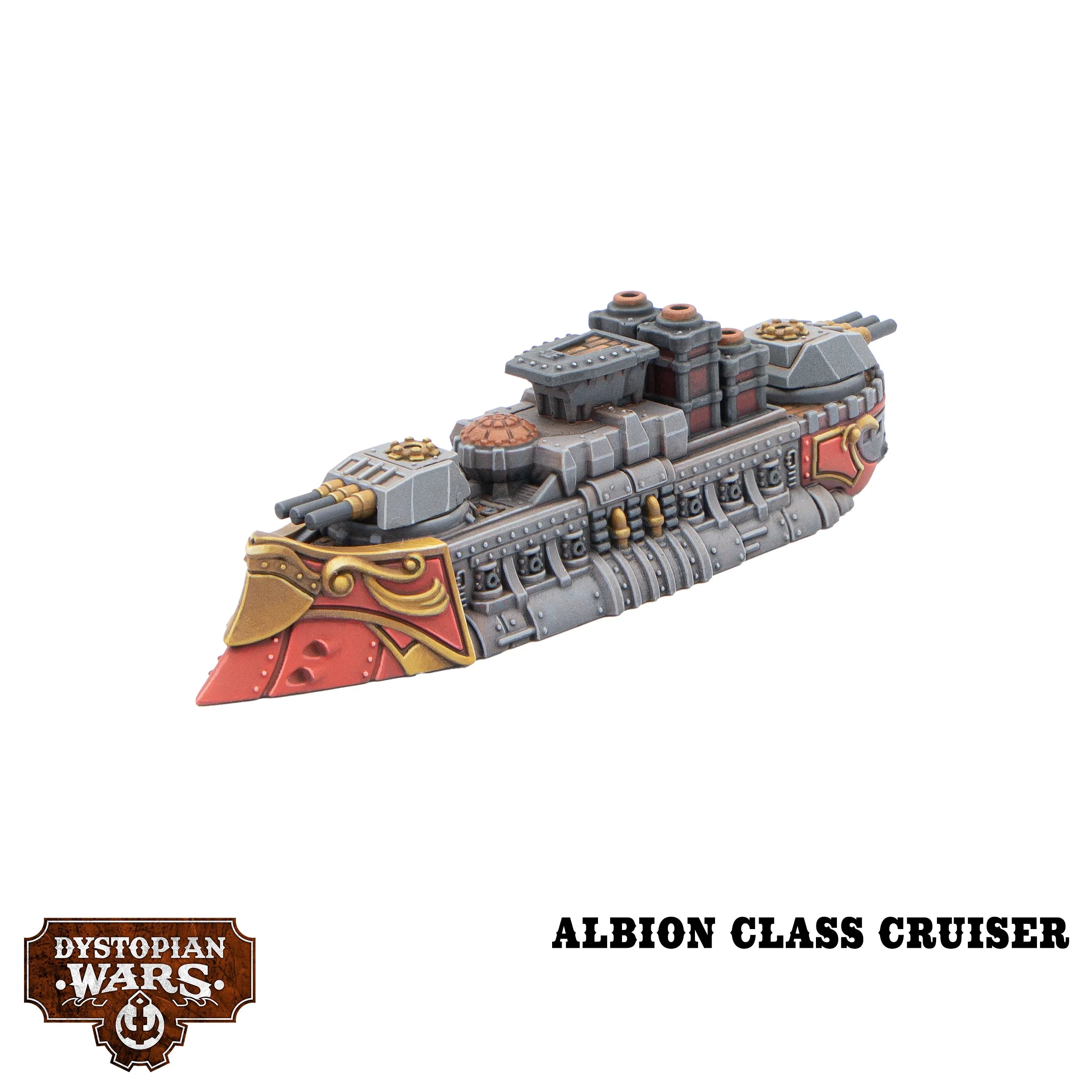 DWA210017 Dystopian Wars Crown Faction Battlefleet Starter Set_Albion Class cruiser.jpg