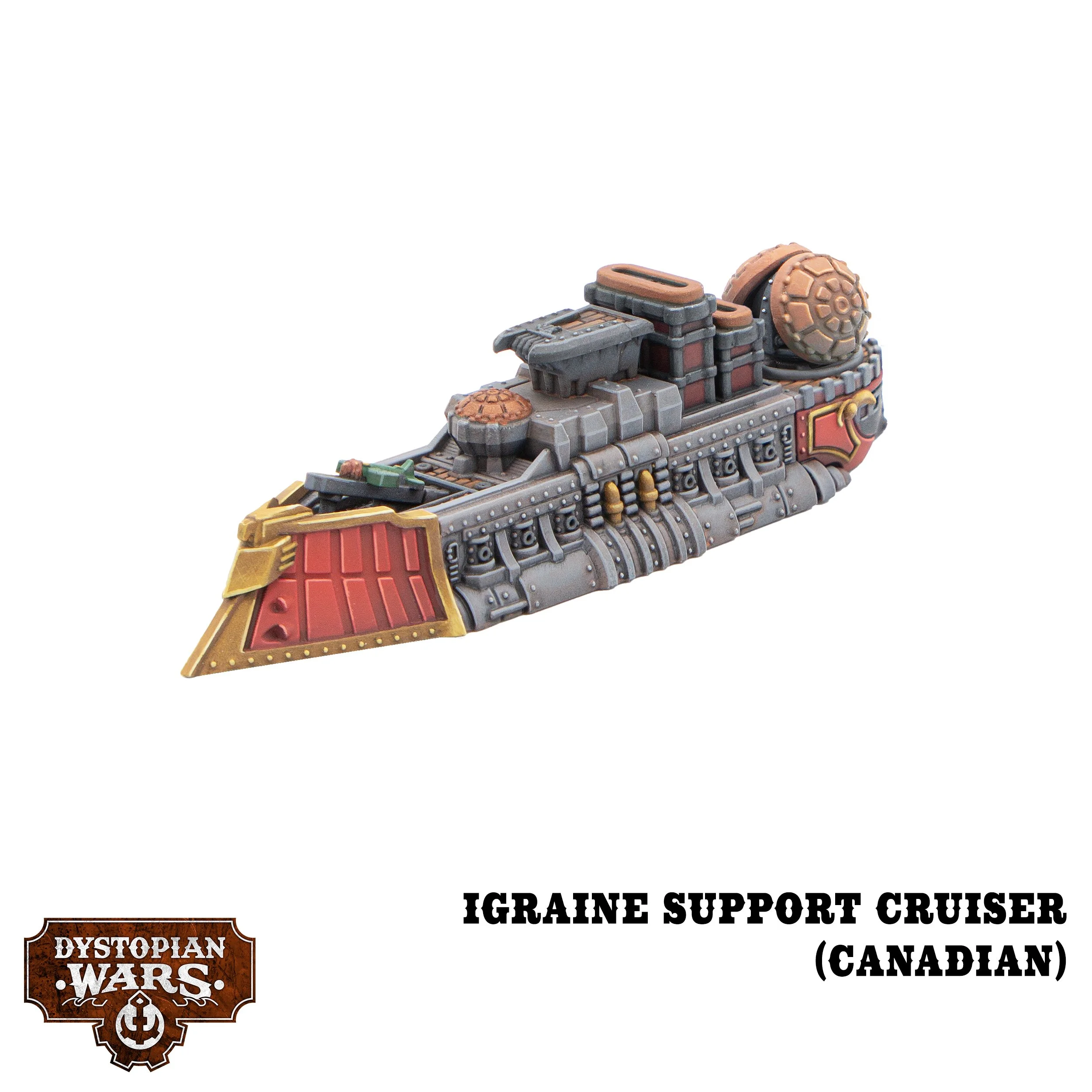 DWA210017 Dystopian Wars Crown Faction Battlefleet Starter Set_Igraine Canadian Prow (4).jpg