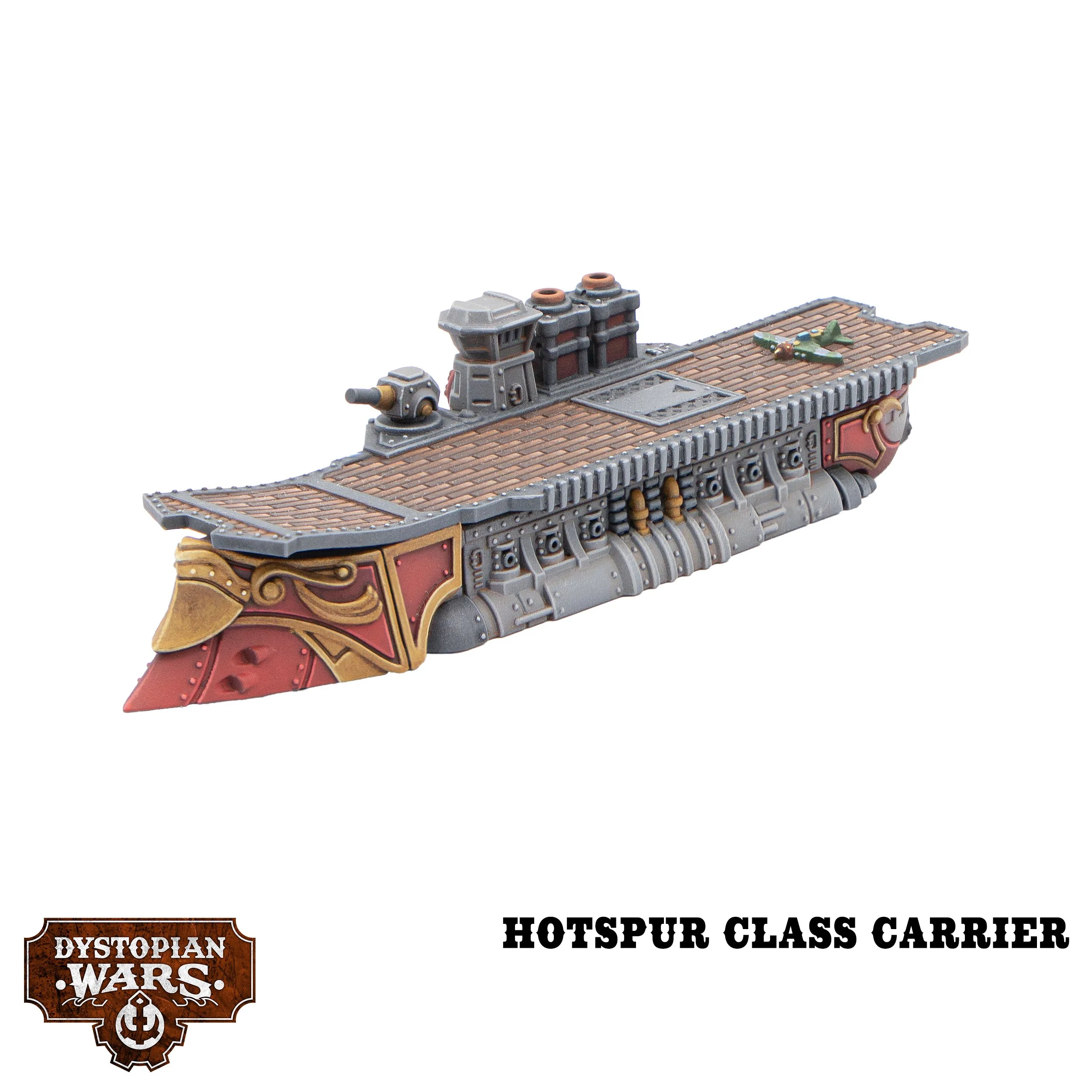 DWA210017 Dystopian Wars Crown Faction Battlefleet Starter Set_hotspur class carrier (1).jpg