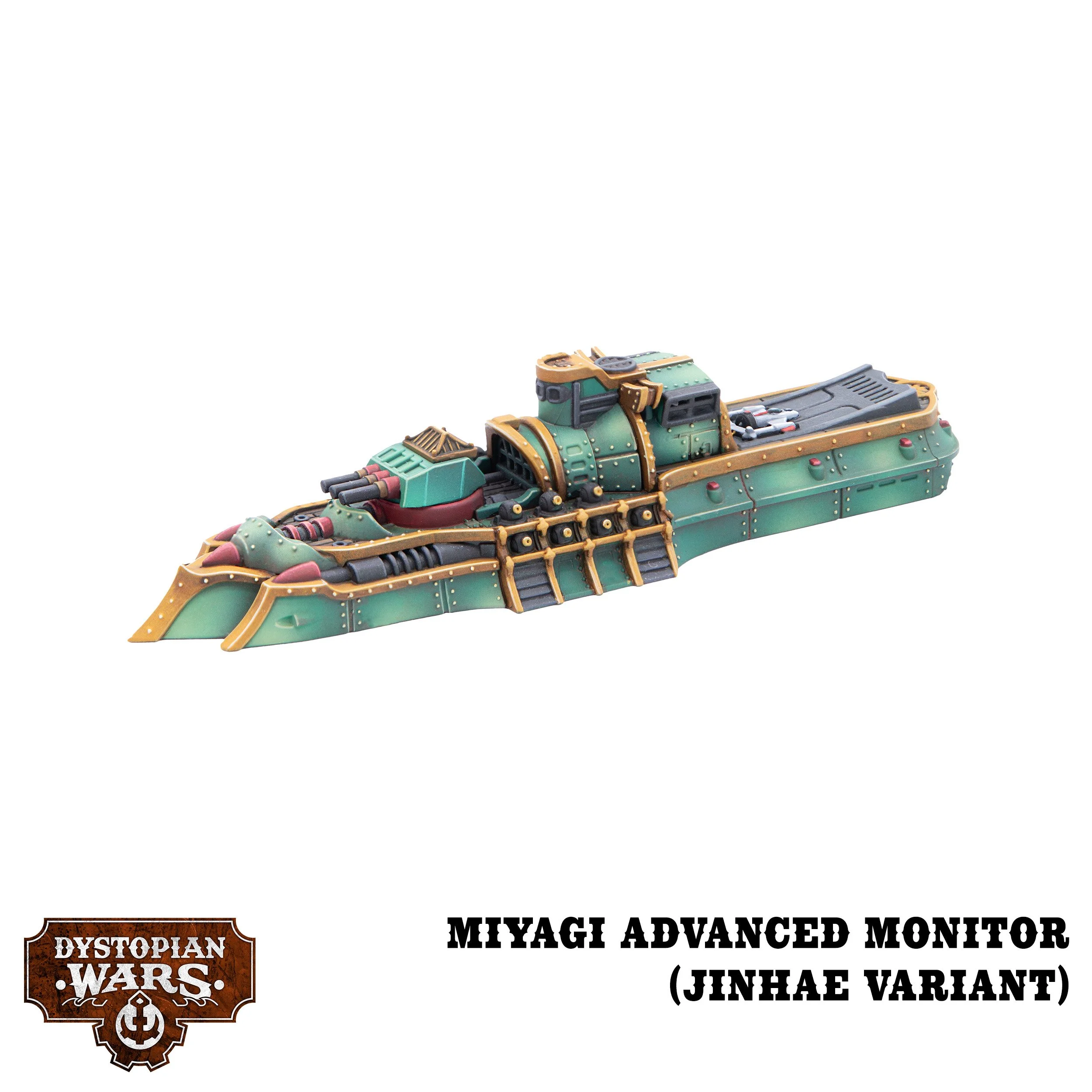 DWA990046 Dystopian Wars Dominion of Dragon - Two Player Starter Set_Miyagi Advanced Monitor Jinhae.jpg