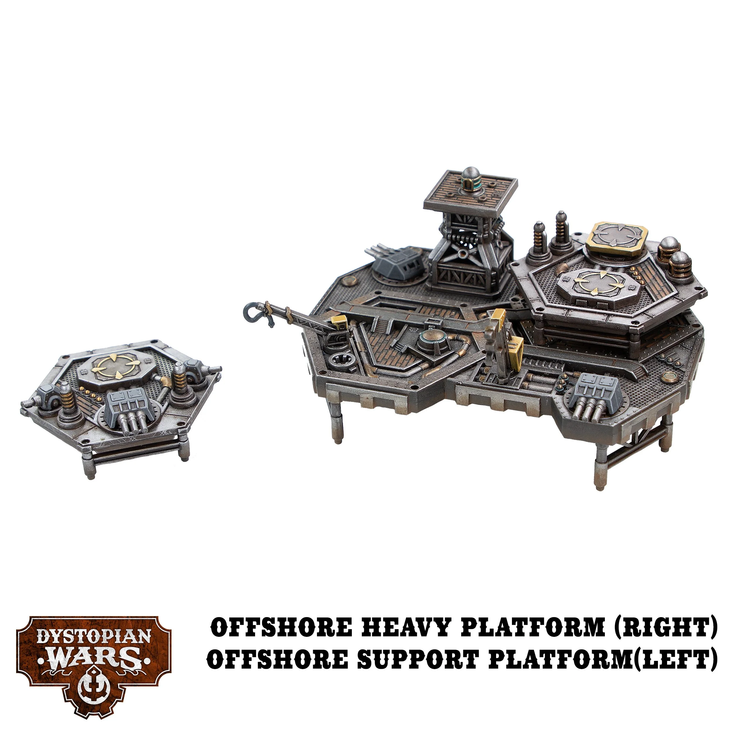 DWA990046 Dystopian Wars Dominion of Dragon - Two Player Starter Set_Platforms.jpg