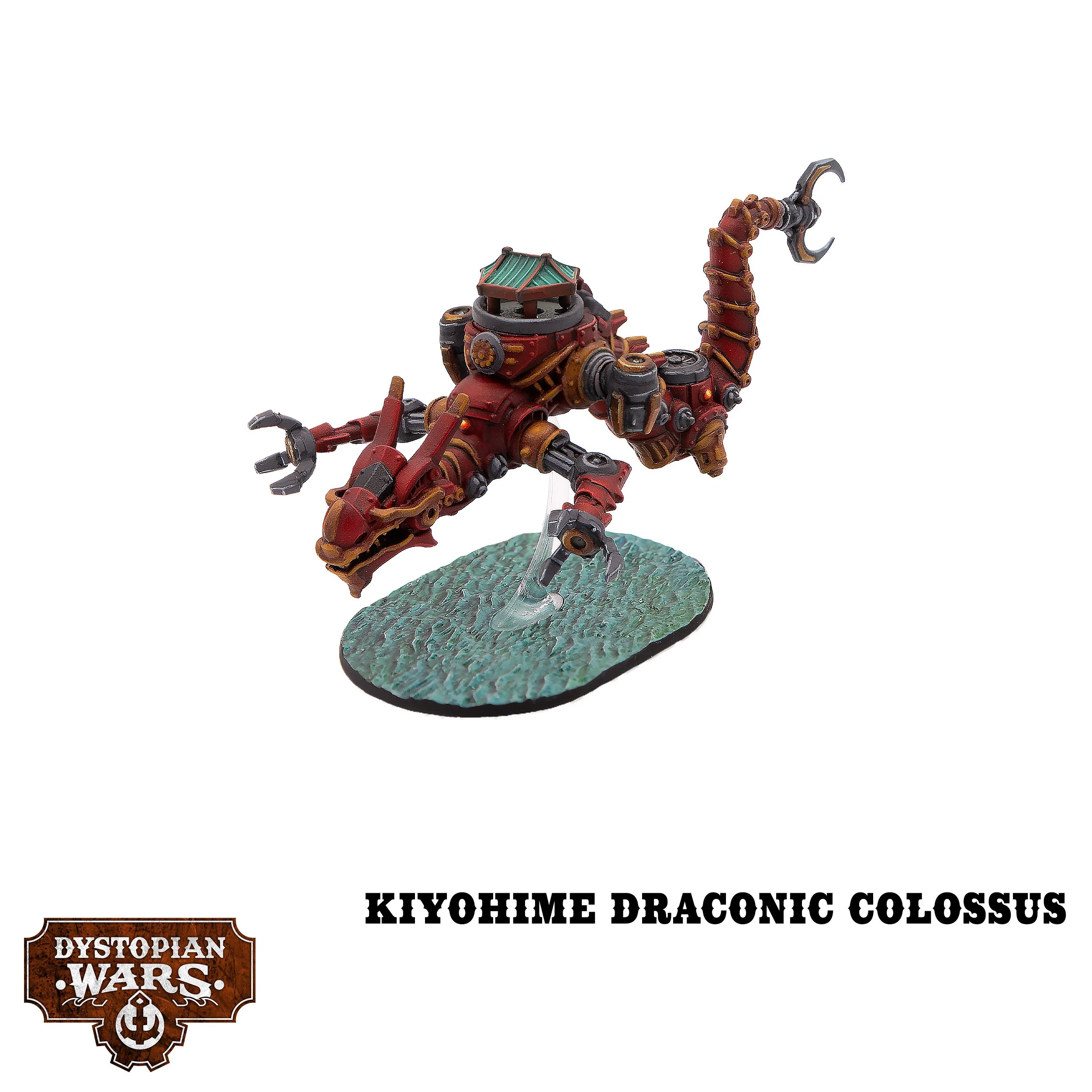DWA990046 Dystopian Wars Dominion of Dragon - Two Player Starter Set_ Kiyohime Draconic Colossus (1).jpg