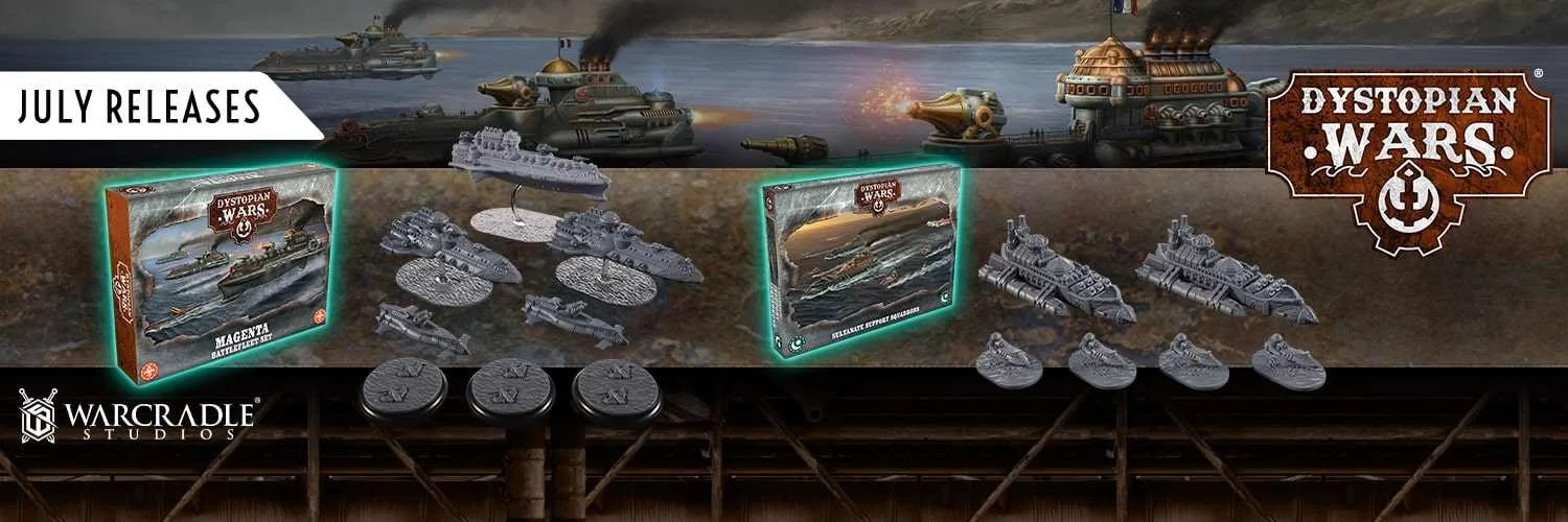 Warcradle Studios July Dystopian Wars Releases