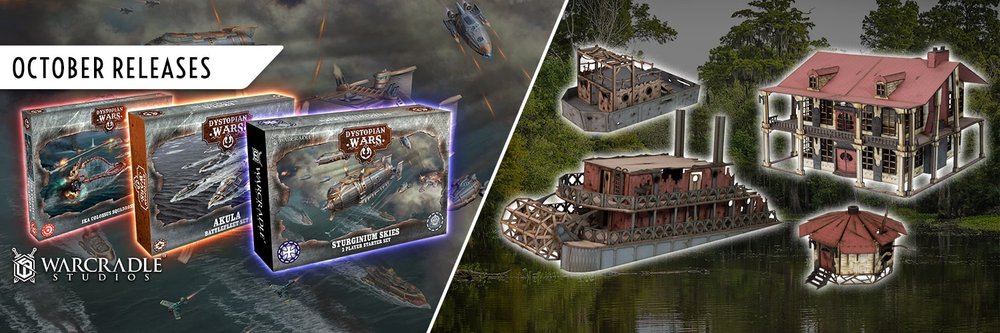 October Releases for Dystopian Wars and Warcradle Scenics