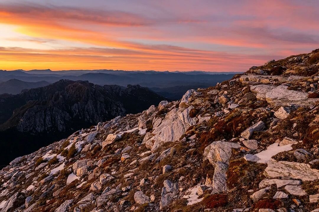 Frenchman's Cap, Tasmania 

After arriving at Tahune Hut the night before I decided to wake up early to see the sunrise atop of Frenchman's Cap. These are just a couple of shots from the top and they truly don't do justice to how spectacular the view