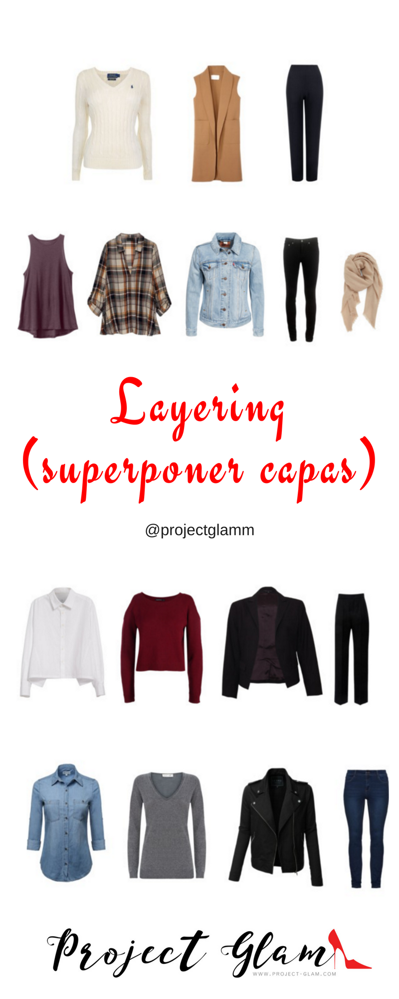 Layering: el arte de usar capas de ropa — Project Glam