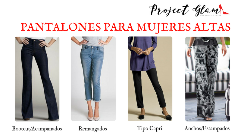Pantalones mujeres altas — Project Glam